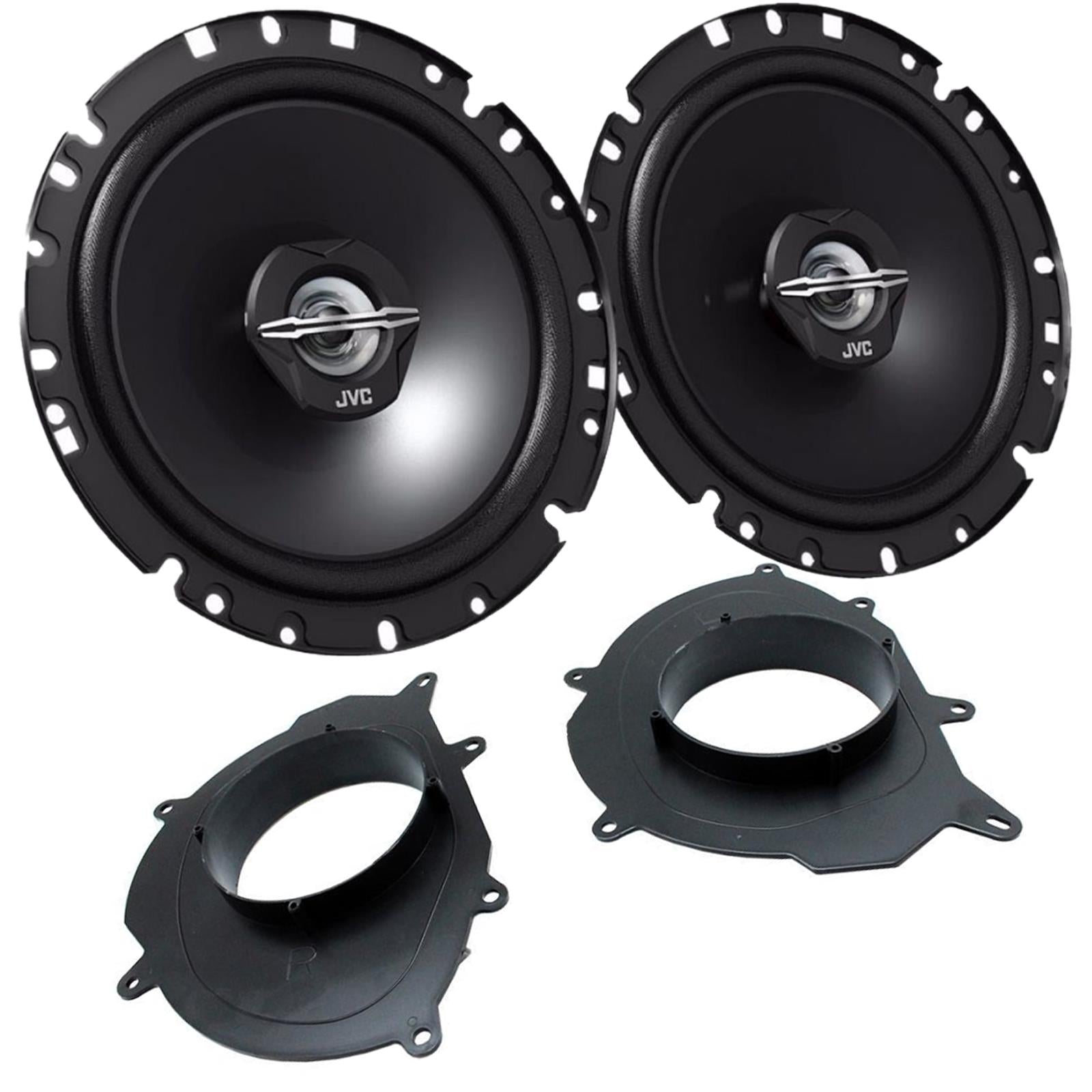 Renault Clio 13-14 JVC 17cm 6.5 Inch 600 Watts 2 Way Front Door Car Speakers