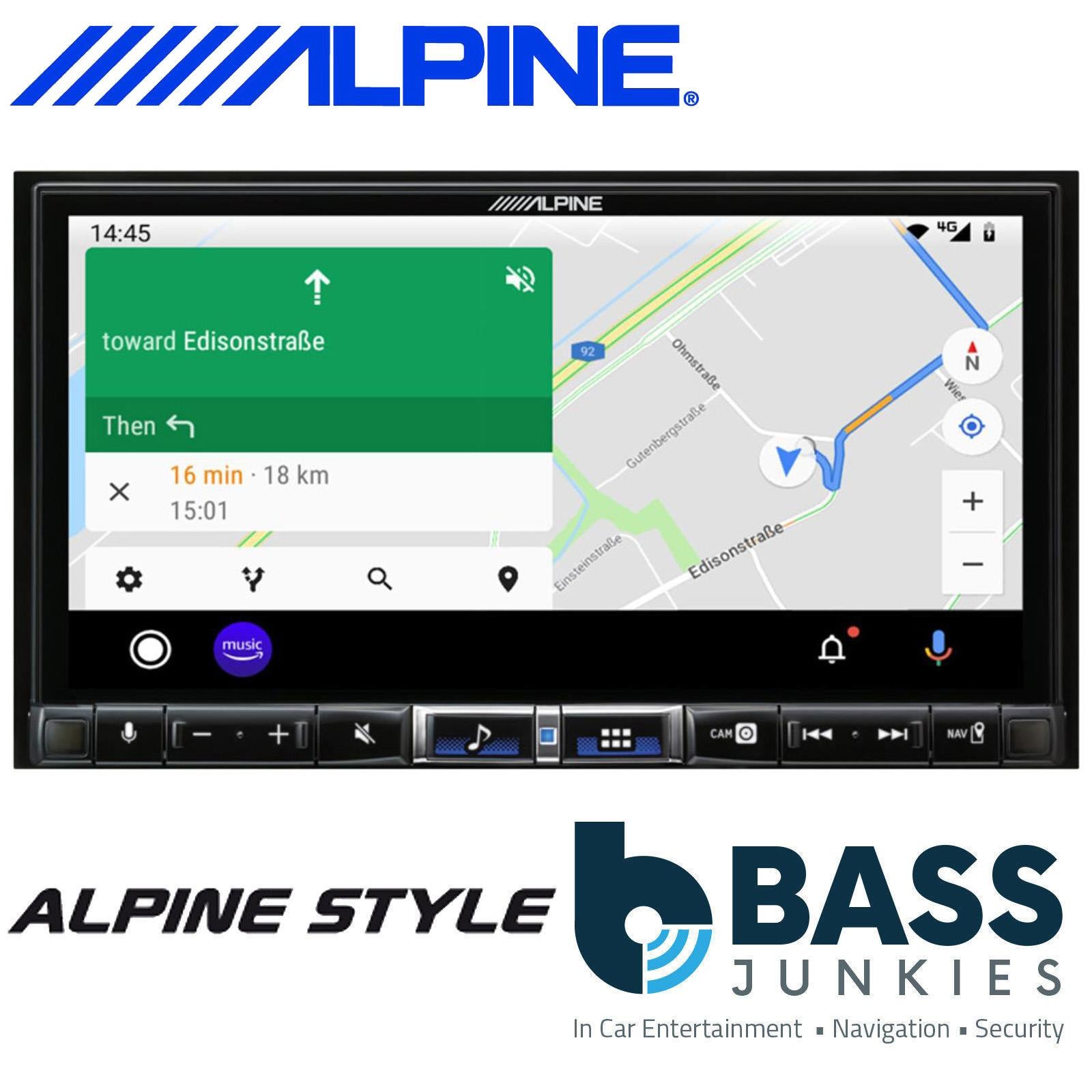 Alpine iLX-705D 7" DAB Bluetooth Apple CarPlay Android Mechless iPhone Stereo