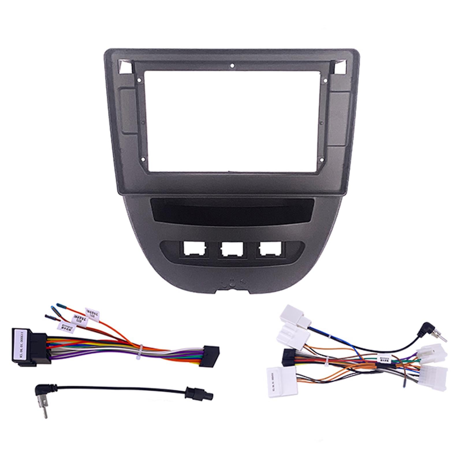 10.1" CarPlay Android Car Stereo Screen Fascia Stalk Kit For Peugeot 2008-14