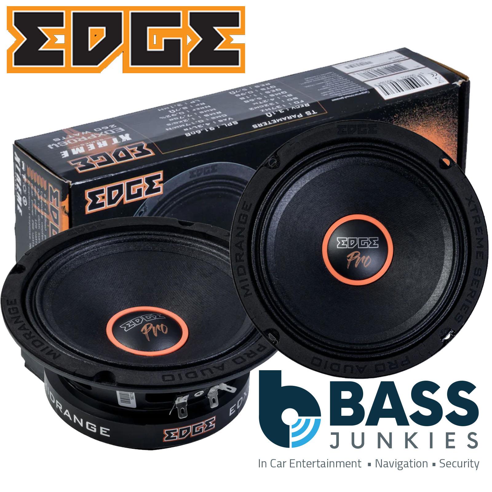 EDGE EDXPRO6W-E9 Extreme series 6 inch Car Midrange, Wideband Edition - Pair
