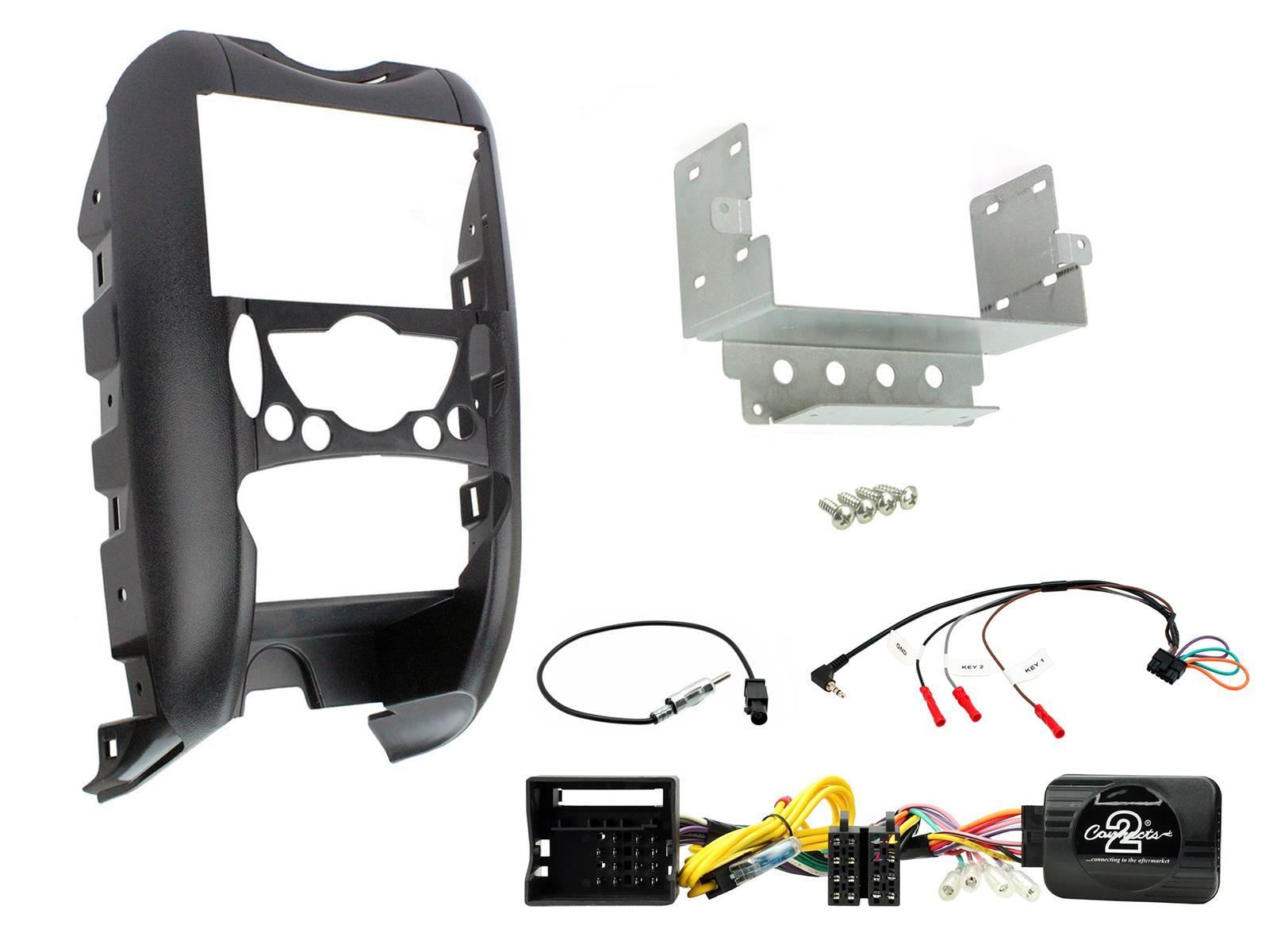 Connects 2 CTKBM02 - BMW MINI R55/R56/R57 2006 - 2012 Double Din Facia & Steering wheel Interface Fitting Installation Kit