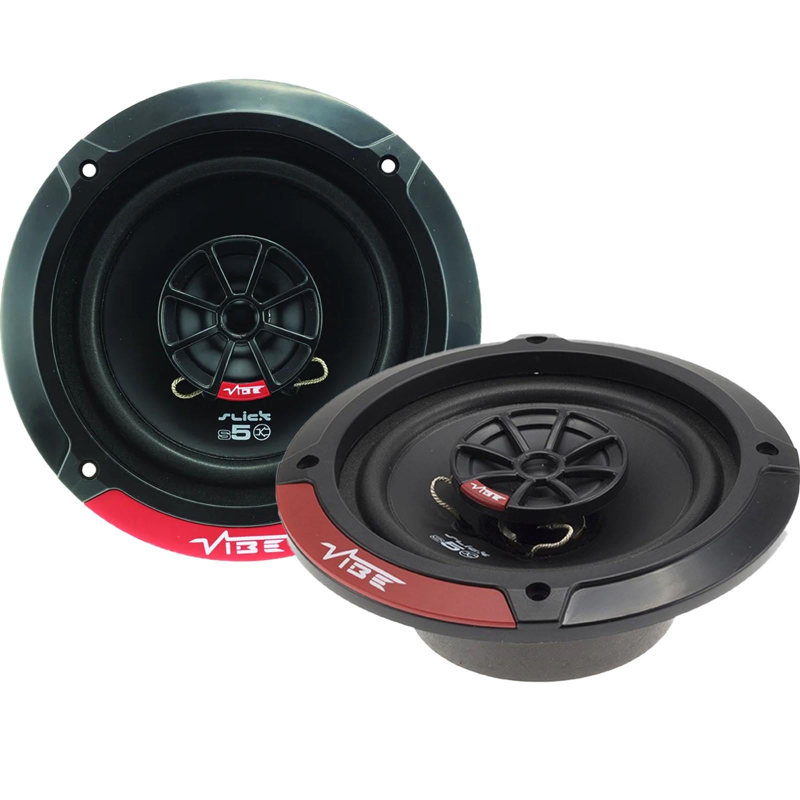 Vibe SLICK5-V7 - 5.25" 420 Watts 2-Way Coaxial Car & Van Door Dash Speakers