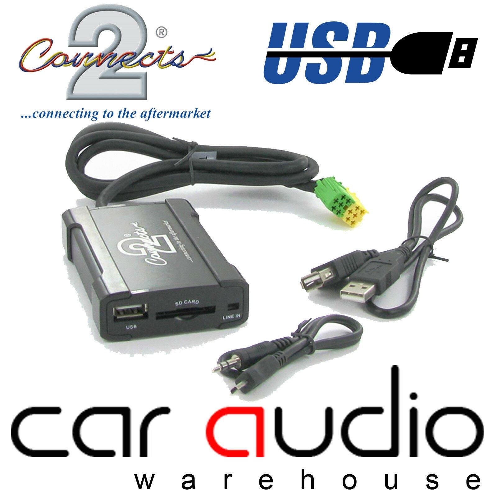 Connects2 CTATYUSB003 Toyota Aygo 2005 - 2014 Car USB SD AUX Car Interface Adaptor