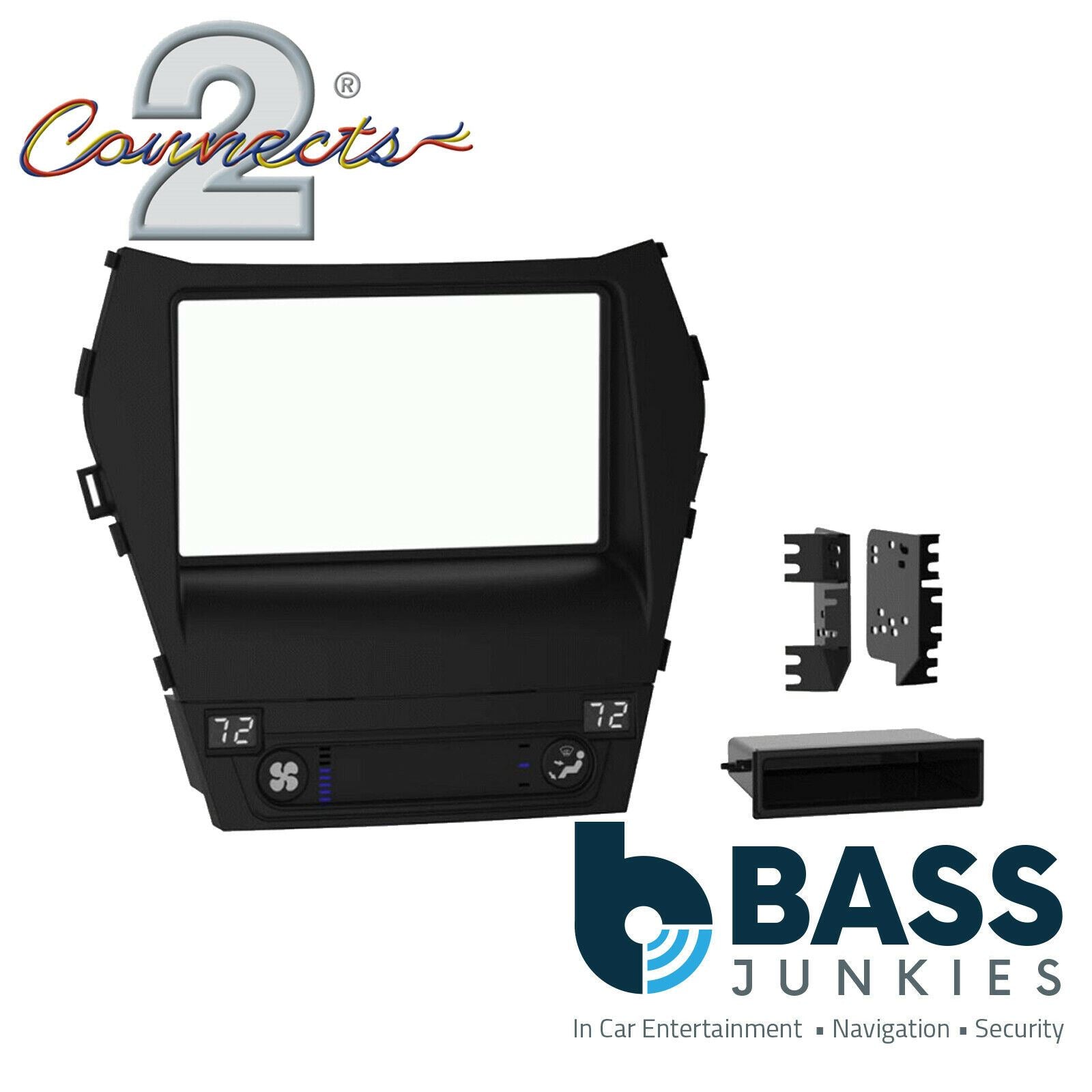 Connects2 CT23HY58 - Hyundai Sante-Fe 2017 - 2018 Double Din Fascia Panel