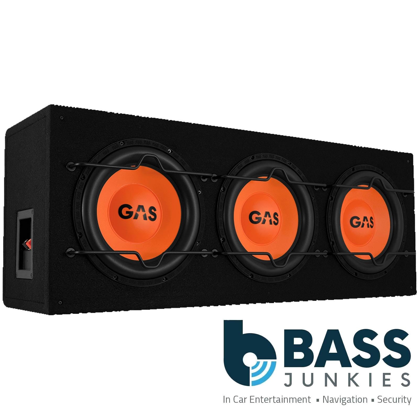 Gas MAD B1-310 - 1000 Watts 10 Inch 25cm Triple Vented Enclosure Car Subwoofer
