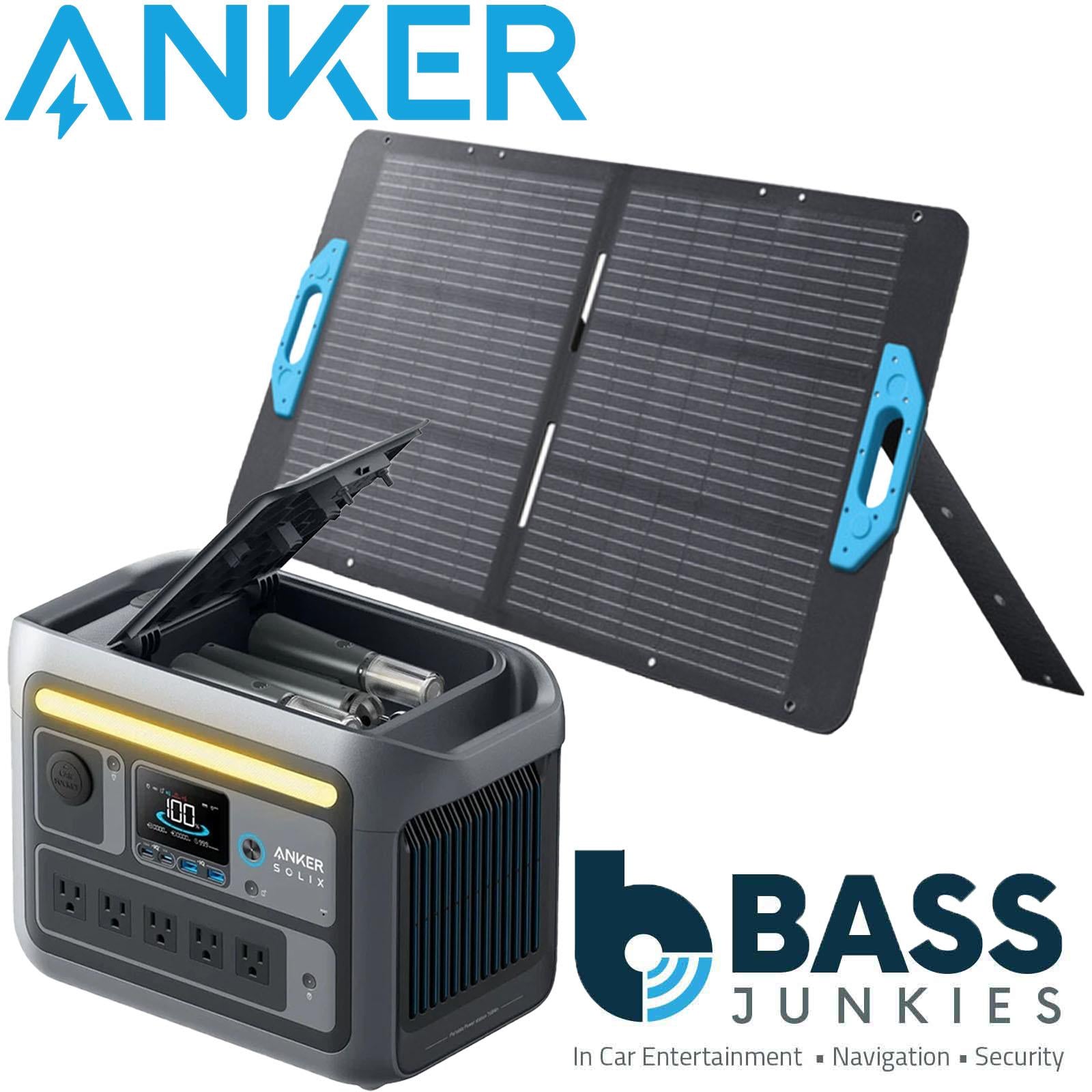Anker SOLIX C800 Plus + PS100 - Portable Power Station & 100W Solar Panel
