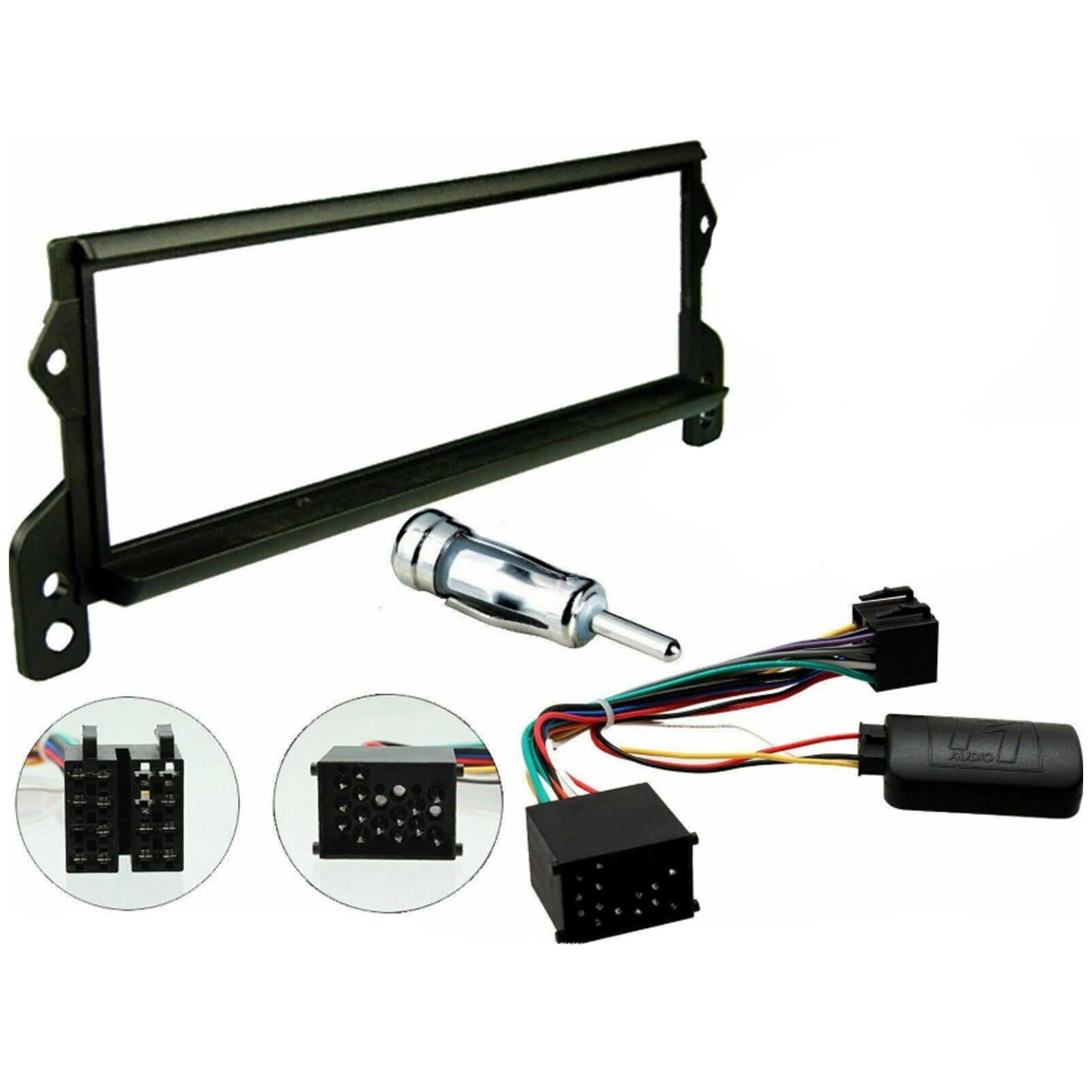 BMW MINI Car Stereo Steering Wheel Interface ROUND PIN Fascia Panel & Aerial Kit