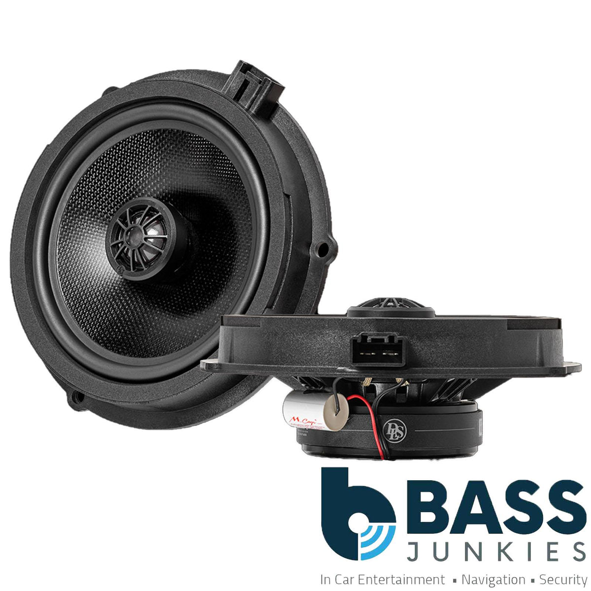DLS CRPP-FO1.6CX 6.5" 180 Watts Coaxial Rear Door Car Speakers For Ford Cars