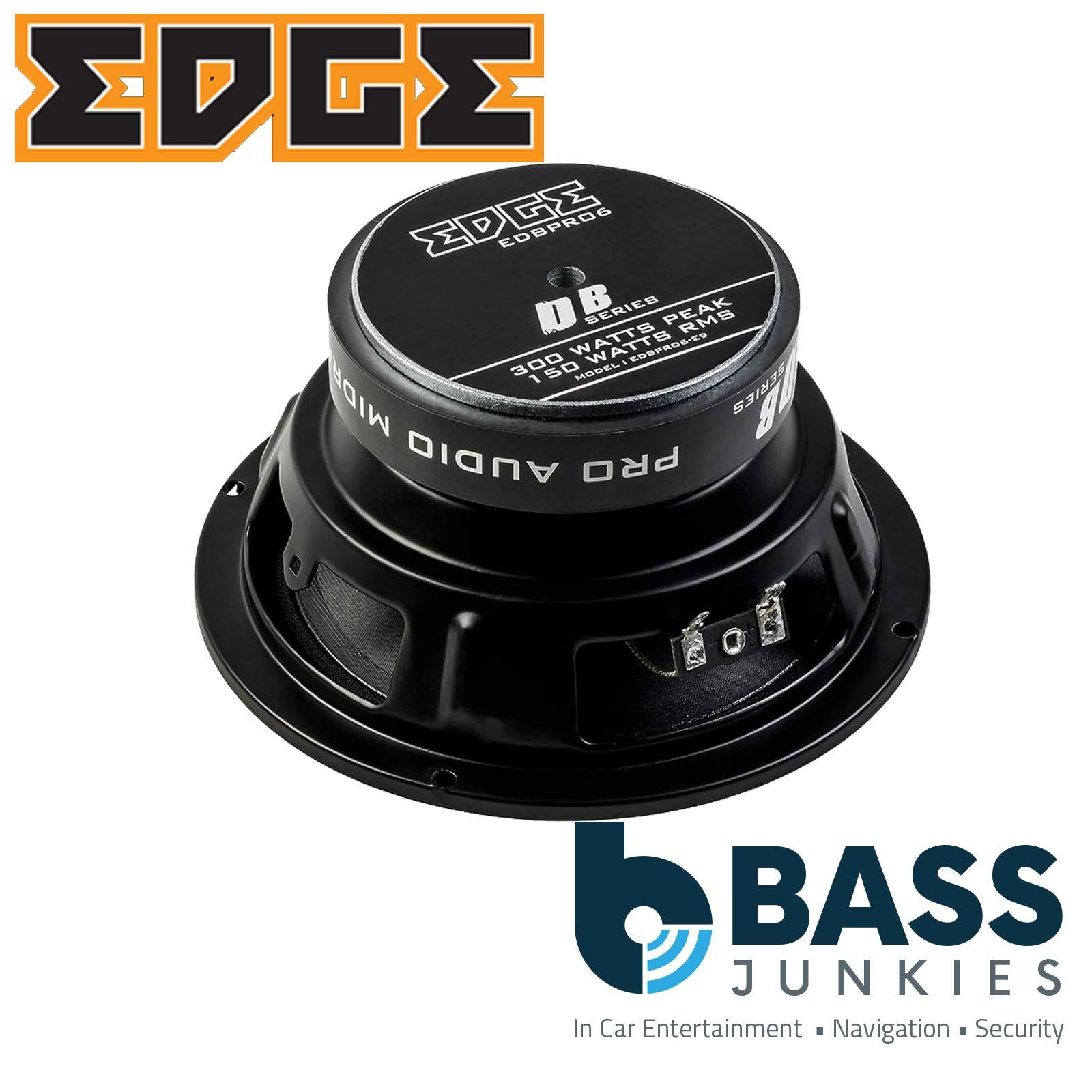 EDGE EDBPRO6-E9 Pro Audio Car Midwoofer 6.5" 300w Peak, 150w RMS - Pair