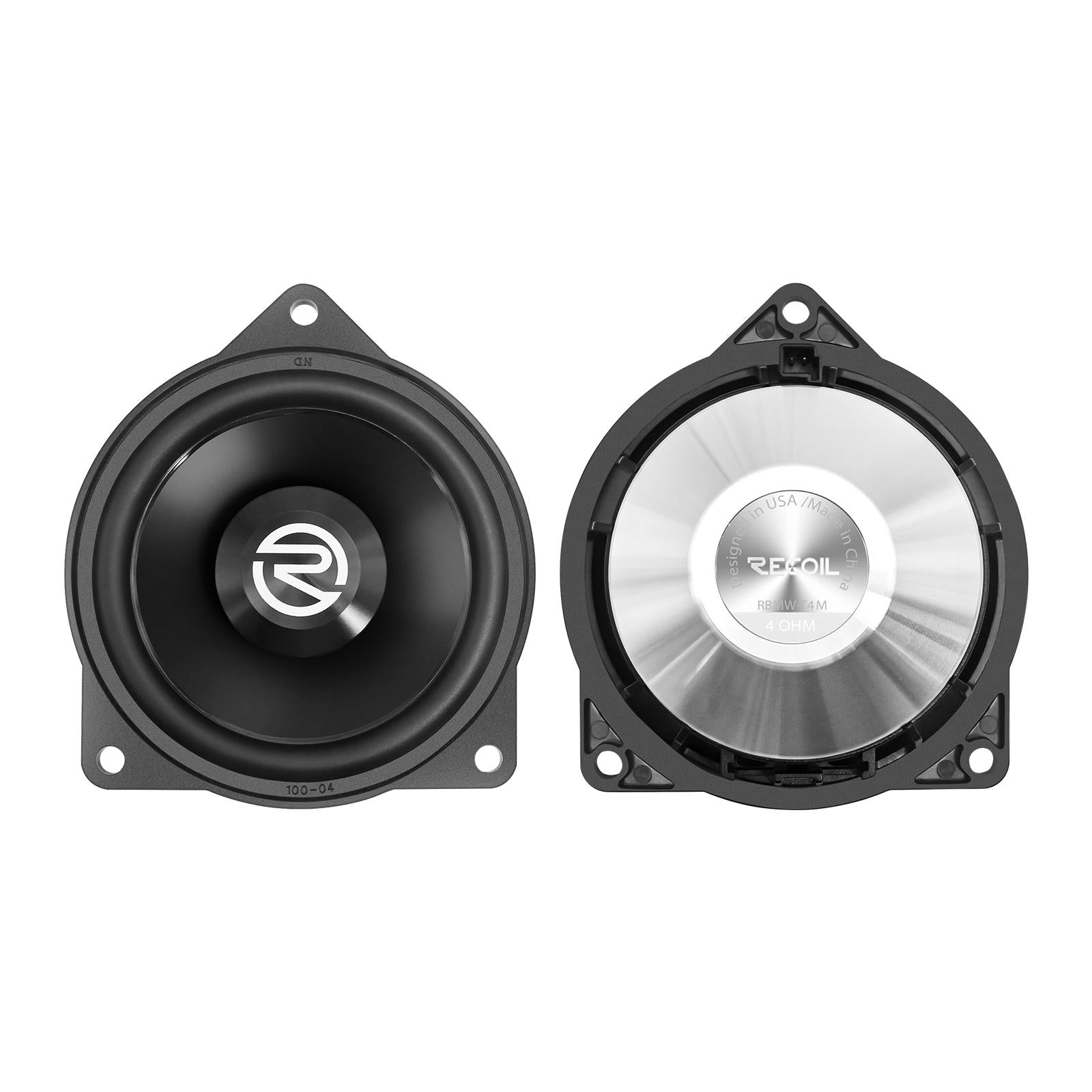 Recoil RBMW-T4M - BMW 1, 3, 5 Series & X1 Front Door Component Speaker Kit
