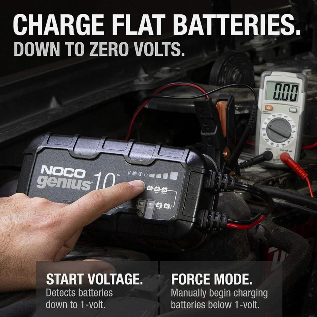NOCO GENIUS10UK - 6V/12V 10A Smart Battery Charger
