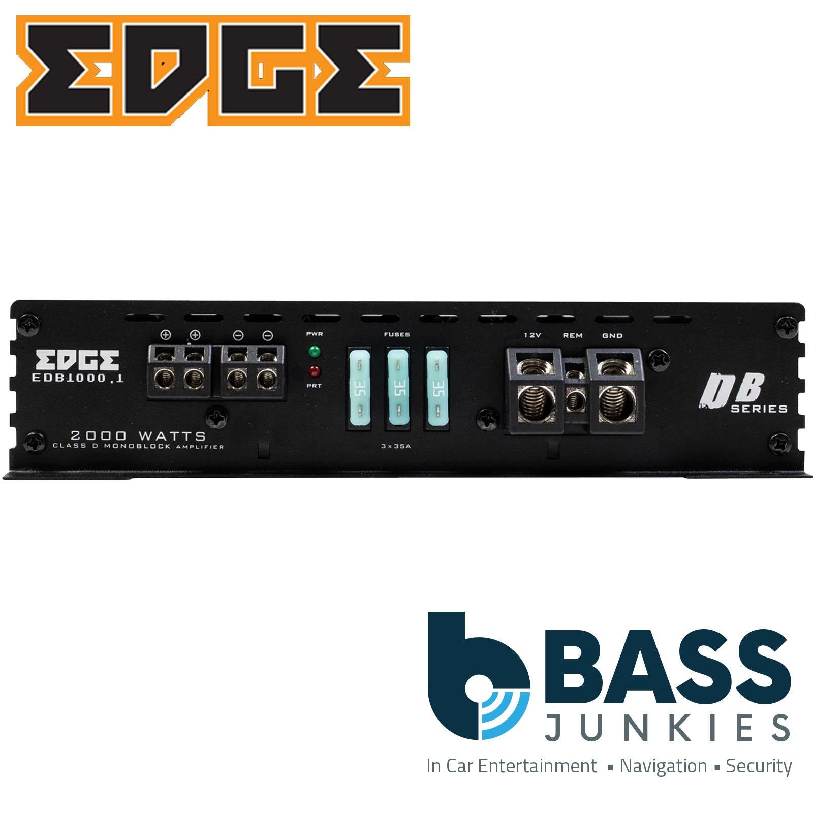 EDGE EDB1000.1-E9 DB Series Monoblock 2000 Watts Car Amplifier
