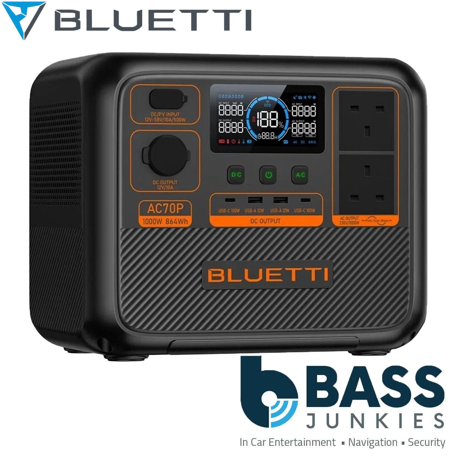 BLUETTI AC70P Premium - Portable Power Station – 716Wh, 700W