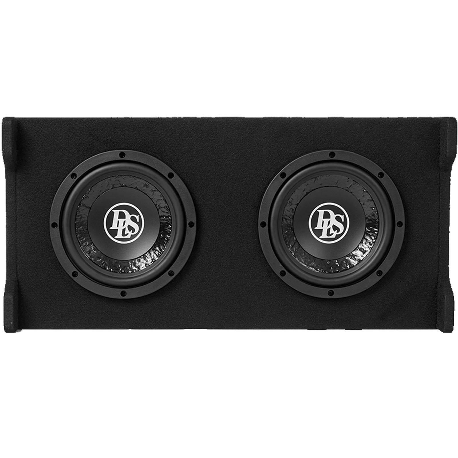 DLS PESB28 - Cruise Series 2x8" 2x20cm 800 Watts Sealed Enclosed Car Subwoofer