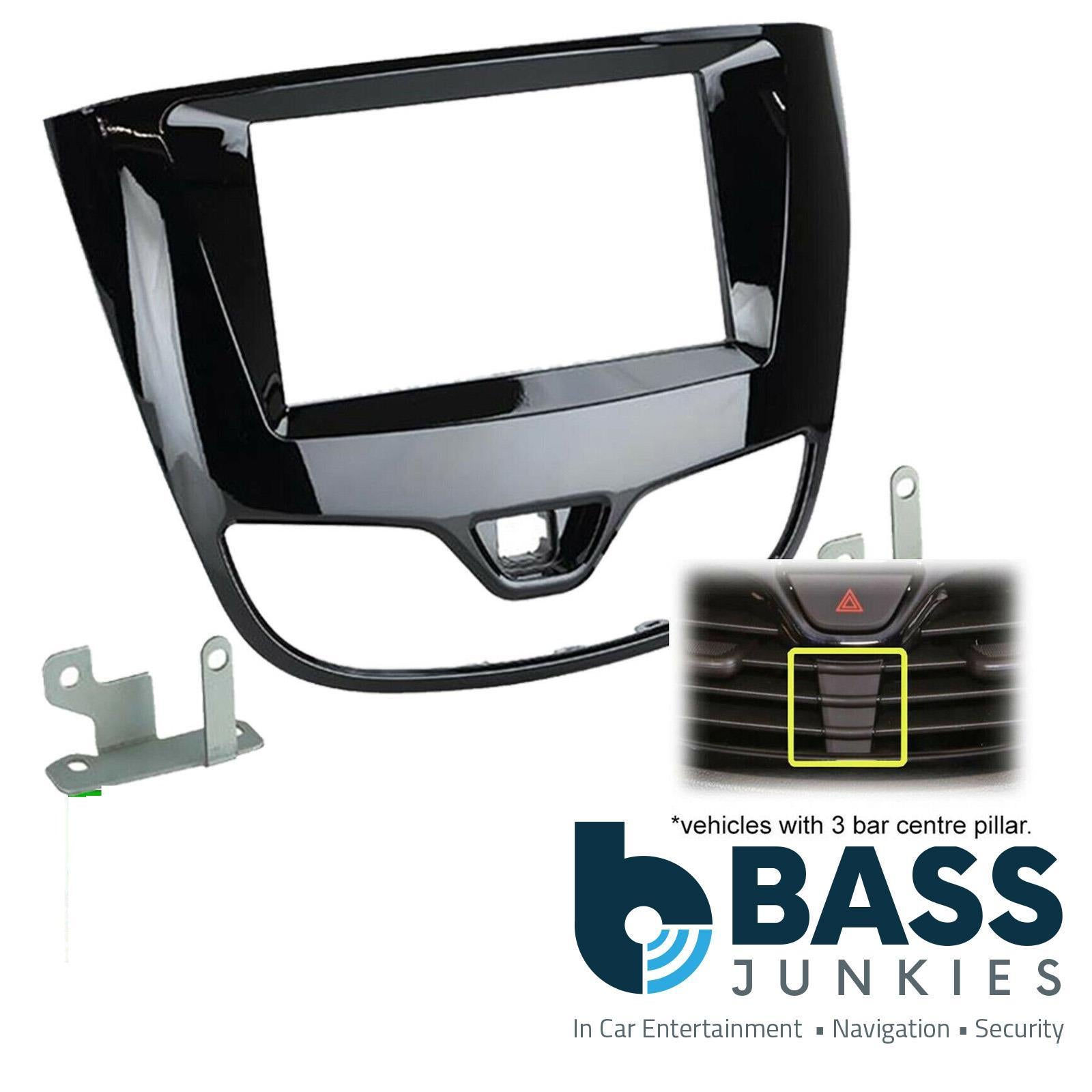 Connects2 CT23VX54 Vauxhall Viva 2015 Onwards Car Stereo Double Din Fascia Panel