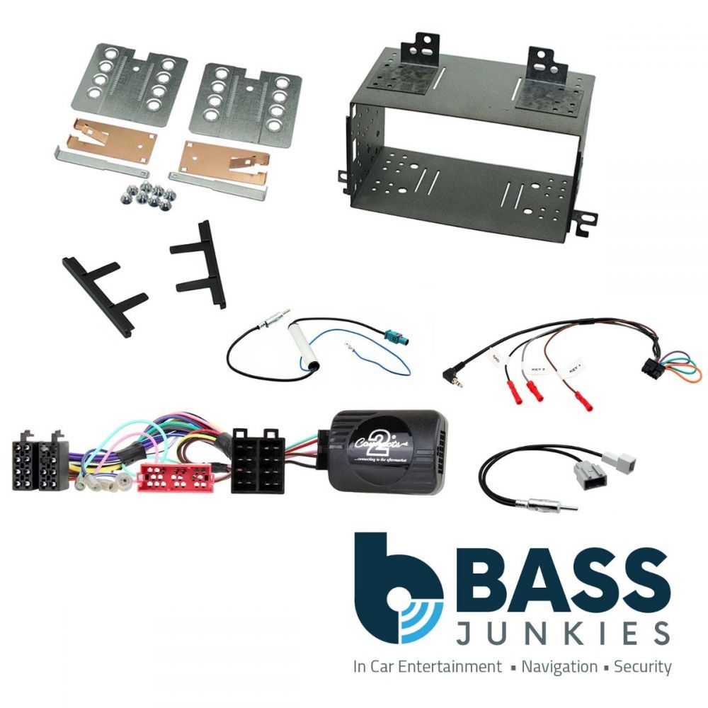 Connects2 CTKKI07 Kia Rio 2008 - 2011 Double Din Facia Car Stereo Steering Wheel Kit