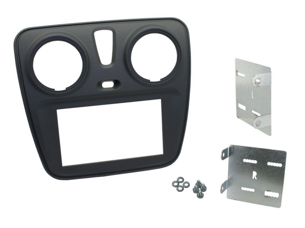 Connects2 CT23DC07 Dacia Car Stereo Double Din Fascia Panel & Cage Kit