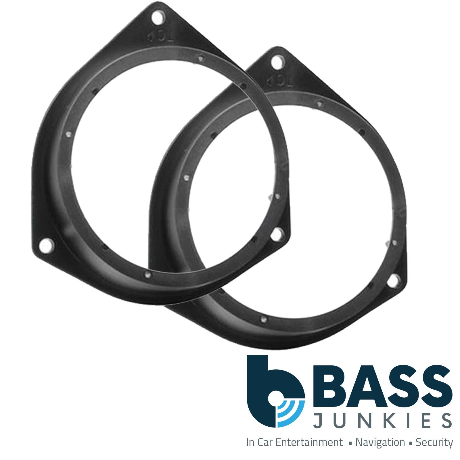 MTX TR40C 2-Way 4" 620W Coaixal Speakers With Brackets for Peugeot Bipper 08-12