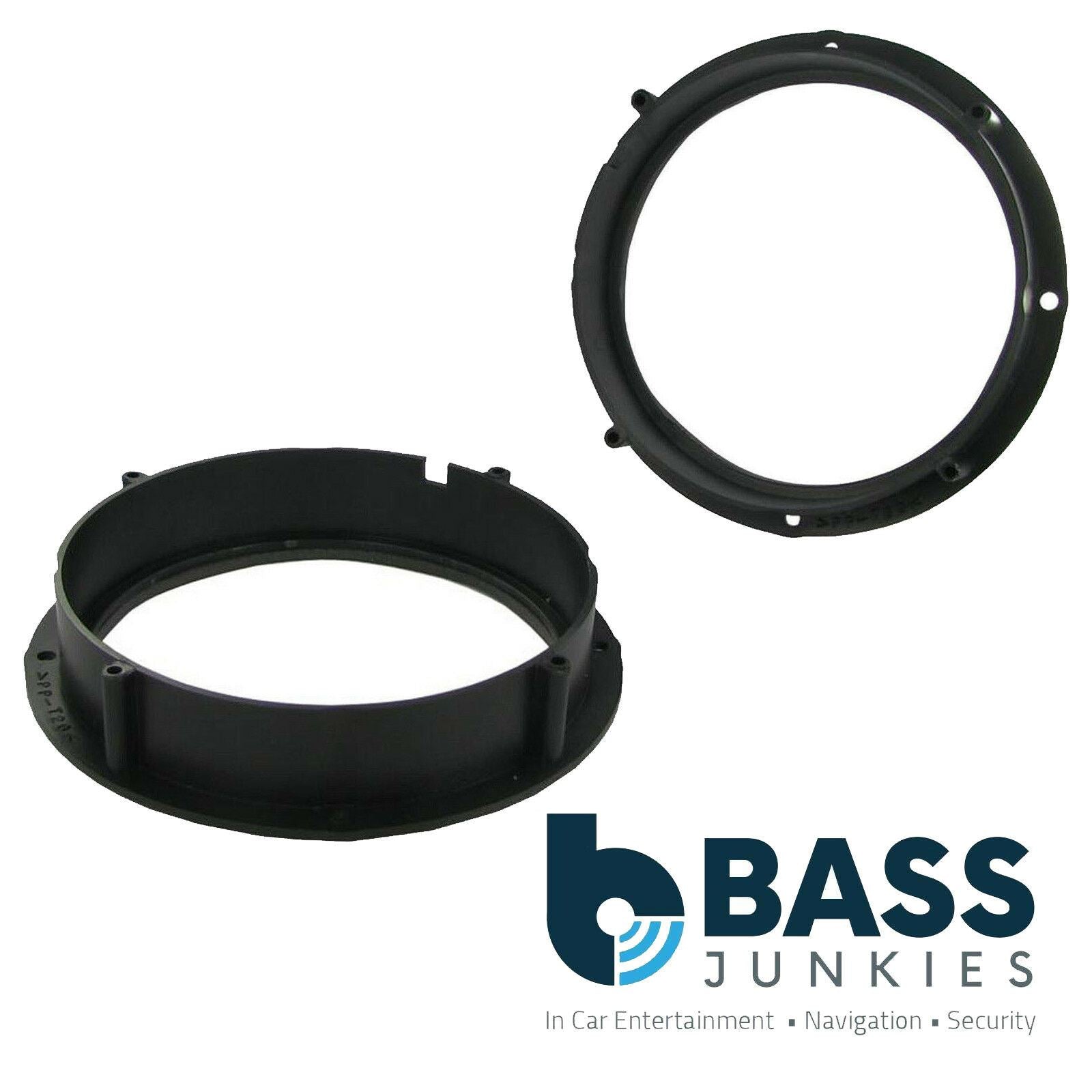 Brackets to fit 6.5" Speakers to Skoda Fabia (Front Doors 165mm) [1999-2014]  |  Octavia (Front or Rear 165mm	) [2004-2014]  |  Rapid (Front or Rear 165mm) [2012-2015]  |  Superb (Front or Rear 165mm) [2008-2015]  |  Citigo (Front Doors 165mm) [2012-2017]