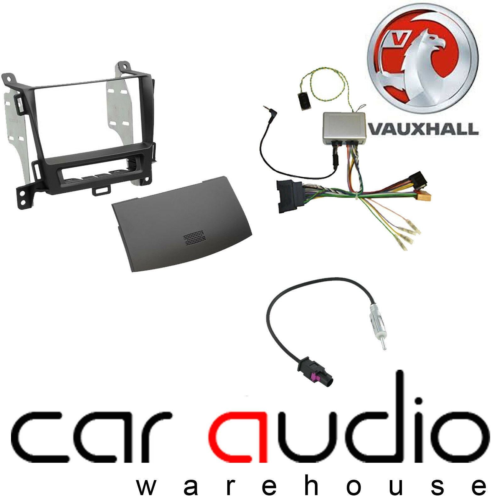 Connects2 CTKVX20 - Vauxhall Zafira Tourer C 2012 - 2015 Double Din Fascia & Steering Wheel Interface Installation Kit