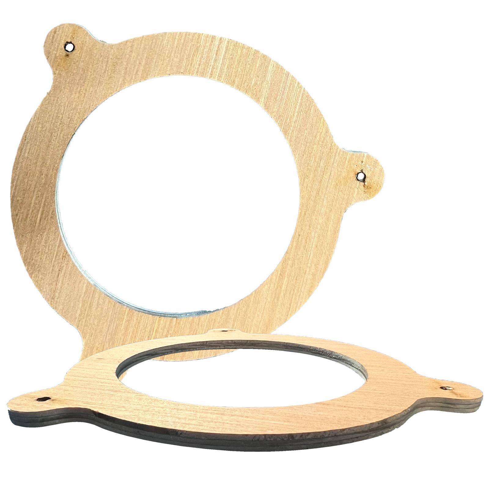 BMW 3-Series E46 1998-2006 (Convertible) 4" (10cm/100mm) Rear Plywood Car Speaker Brackets Pair