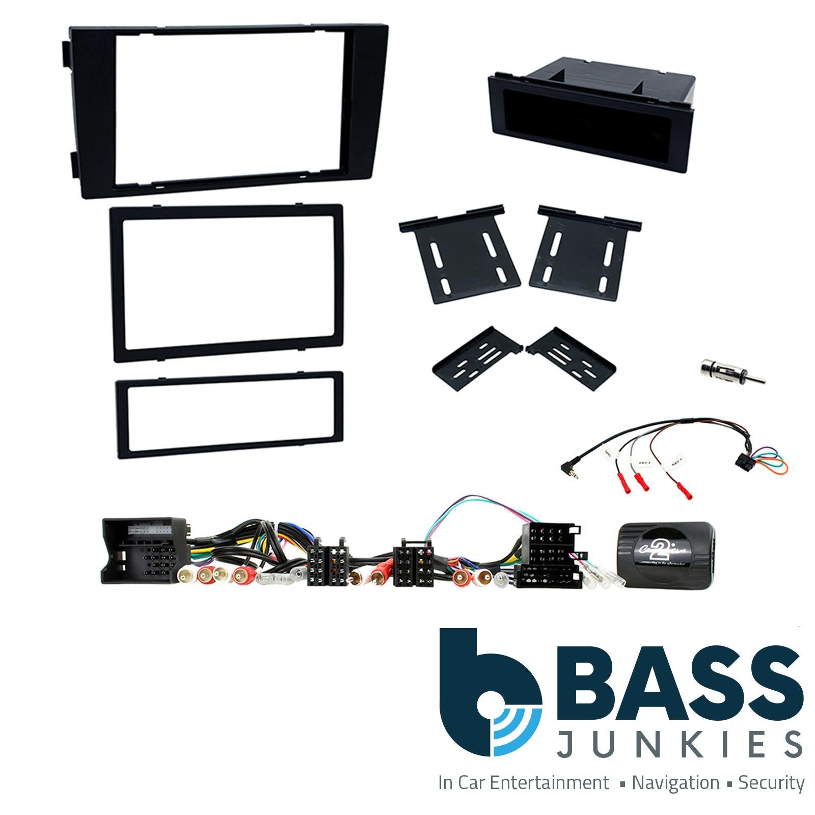 Connects2 CTKAU08 Audi A6 2000-08 Car Stereo Single Din Facia Steering Wheel Interface Kit