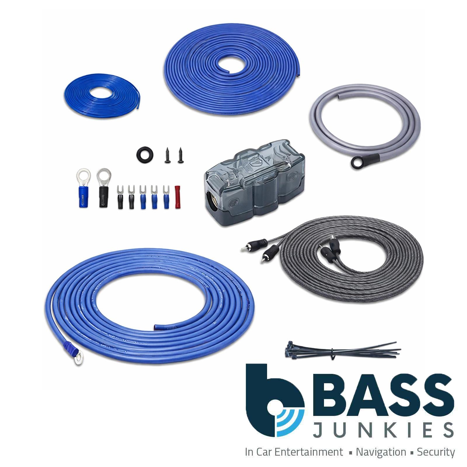 Recoil RCK8 – 8 AWG 800 Watts Complete Car Amplifier Wiring Kit