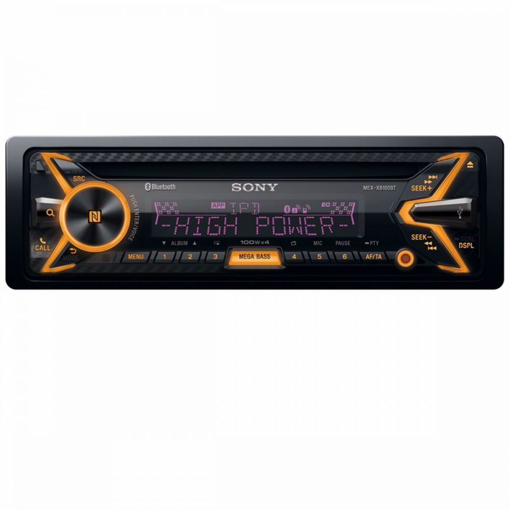 Sony MEX-XB100BT - CD MP3 WMA iPhone iPhone Bluetooth A2DP AVRCP USB AUX Car Stereo Radio Tuner Player