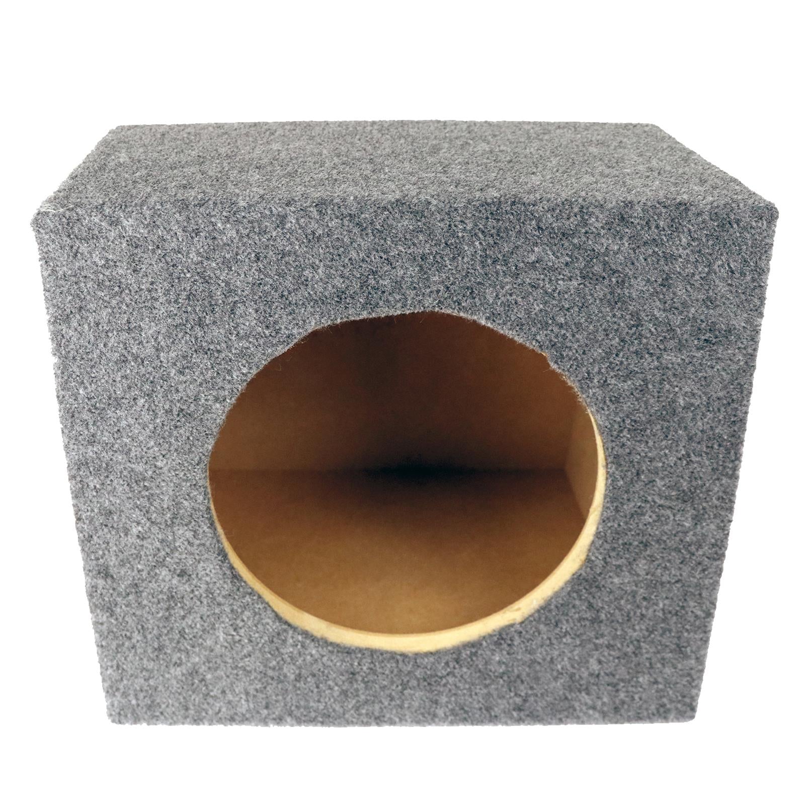Recoil SUB10SG - Single 25cm 10" Inch Sealed Grey Carpet Car Subwoofer Bass Box