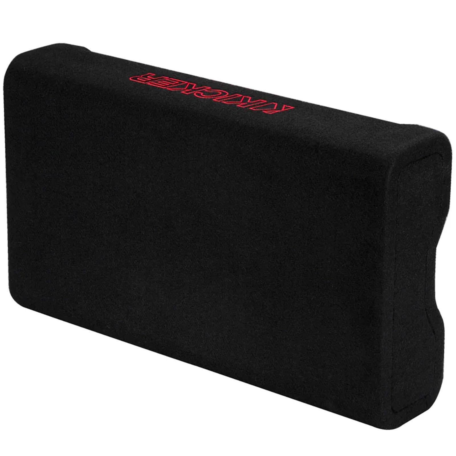 Kicker 49L7TDF122 - 1200W 12" L7T Down Firing Car Subwoofer Enclosure 2 Ohm