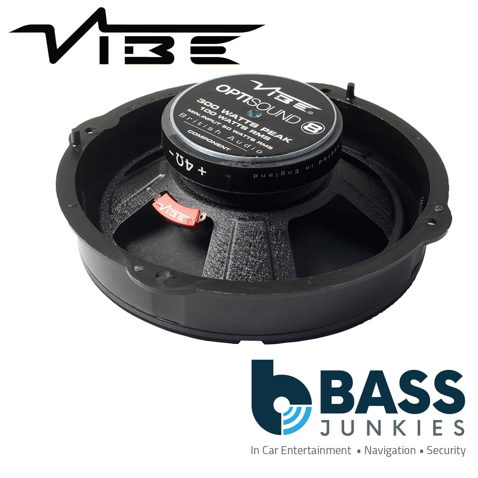 VIBE OPTI8TT 8" 2-Way 4Ohm 360W Max Power AUDI TT Q7 Plug and Play Speaker kit