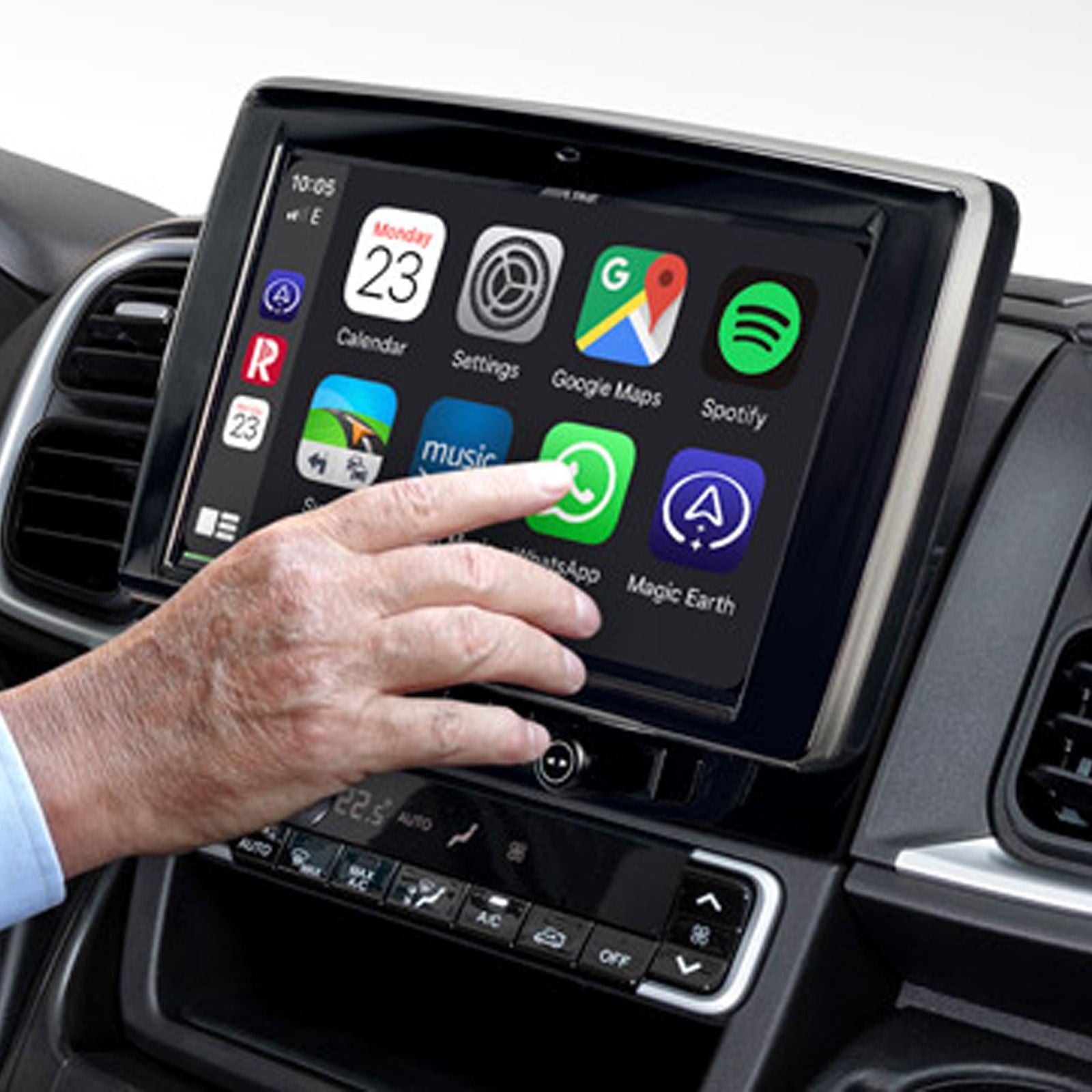 ALPINE X903D-DU8 FIAT DUCATO MOTORHOME SATNAV APPLE CARPLAY DAB BLUETOOTH STEREO