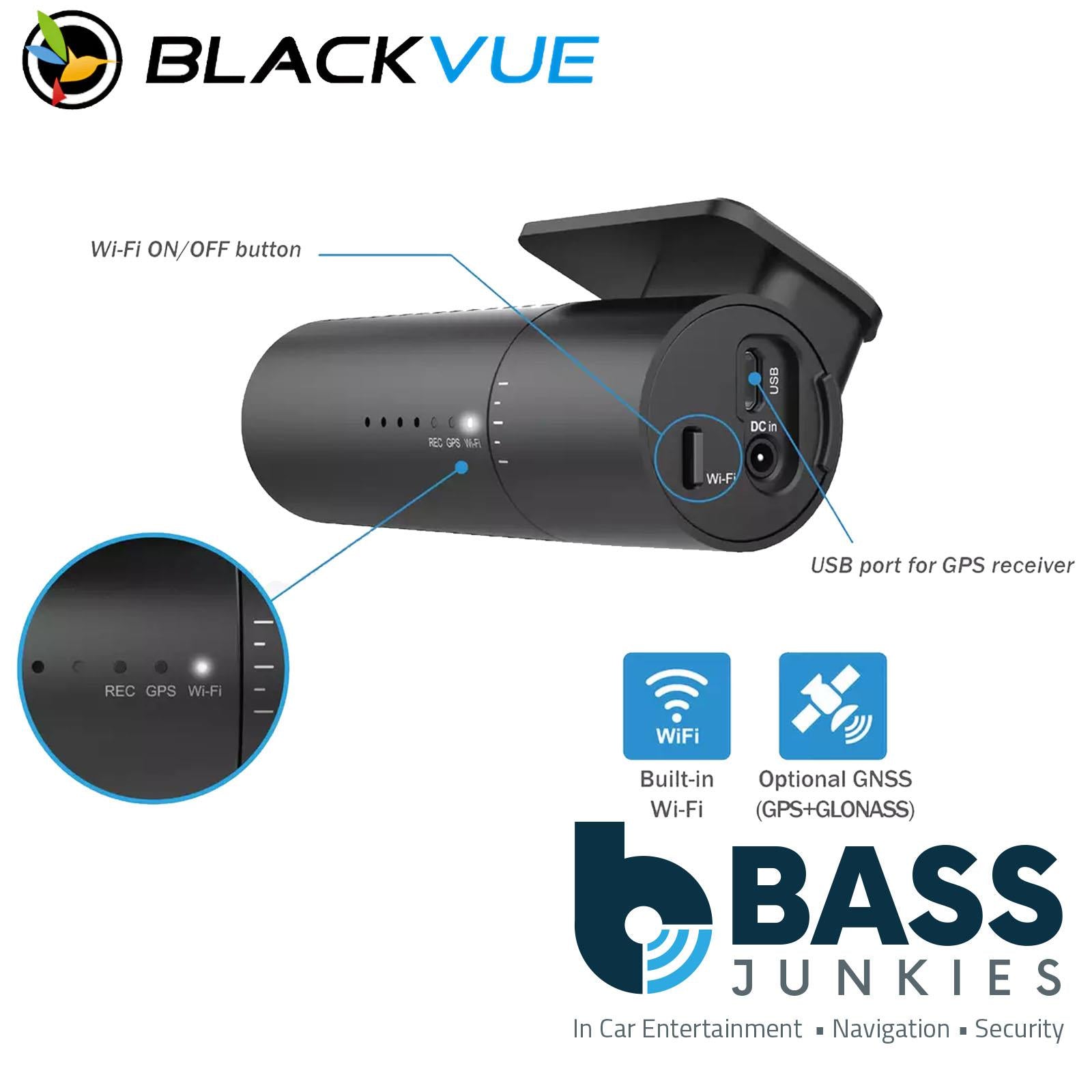 BlackVue DR590X PLUS - 1 Channel 128GB GPS Full HD 1080p Wide WIFI Cloud @60fps Front Car Van Dash Camera