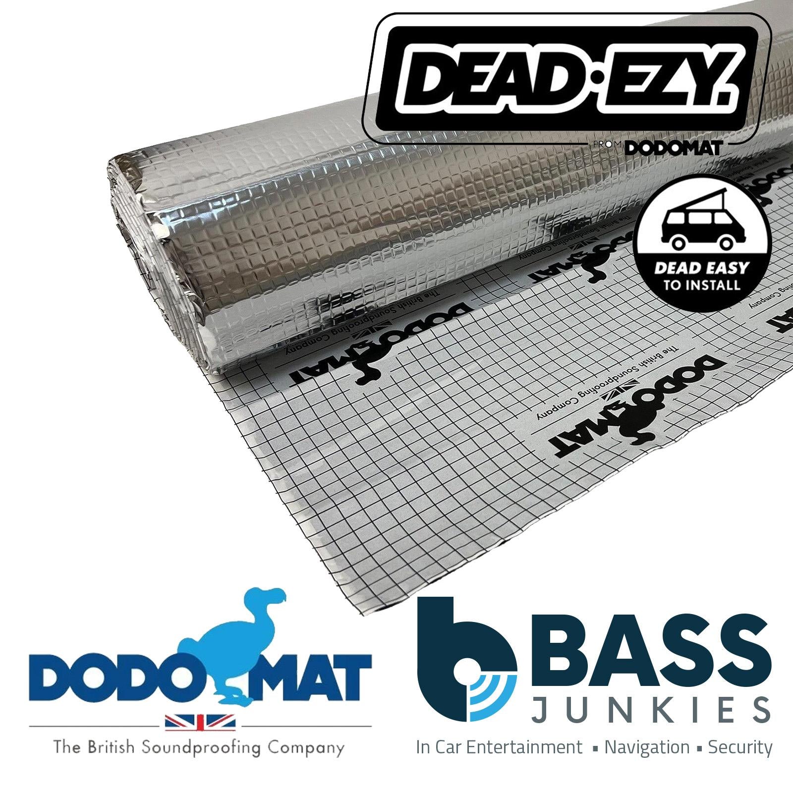 Dodo Mat DEAD-EZY Roll - 5m Roll (2.5sq.m) Sound Deadening Vibration Proofing Mat