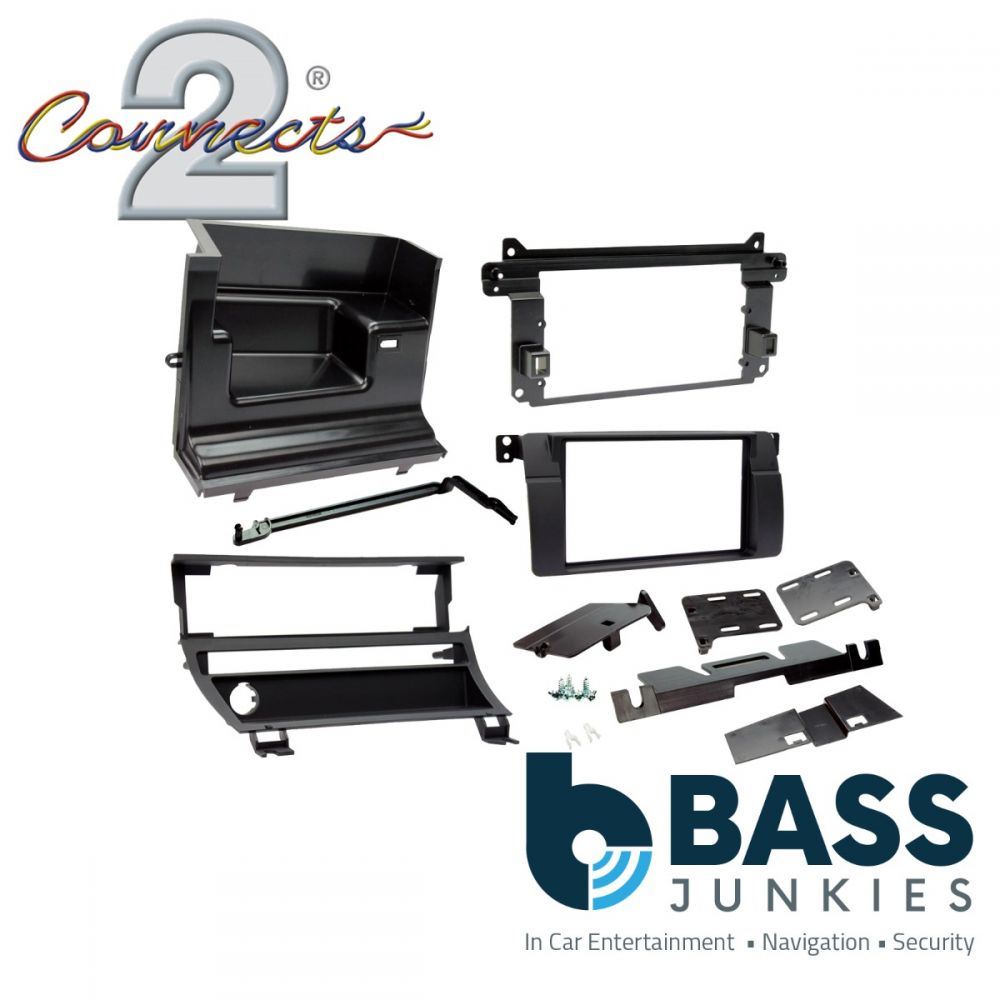 Connects2 CT23BM16L- BMW 3-Series LHD 1999 - 2006 Double Din Fascia Panel