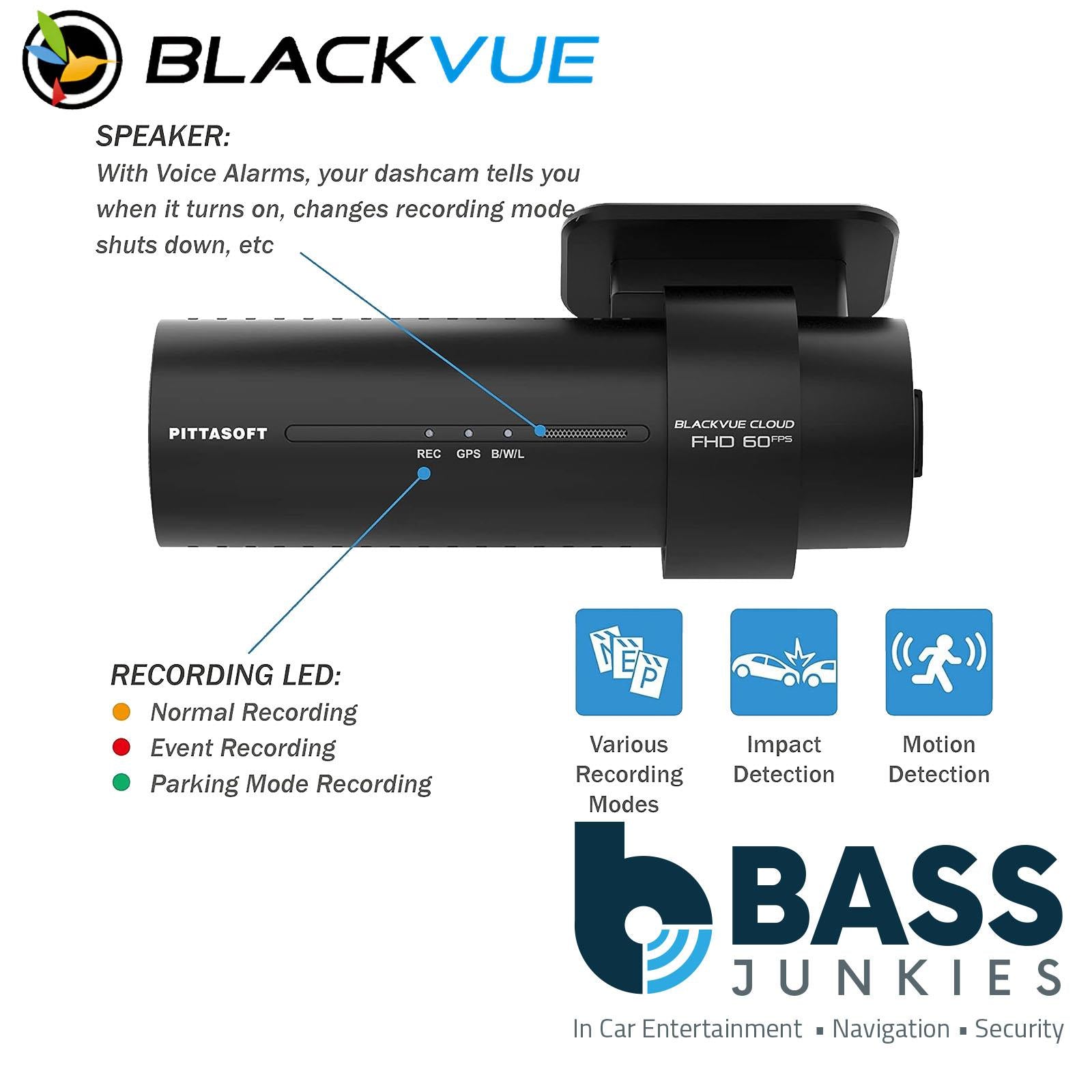 BlackVue DR770X - 1 Channel 64GB Series II 1080p HD Front Car Dash Camera Cam