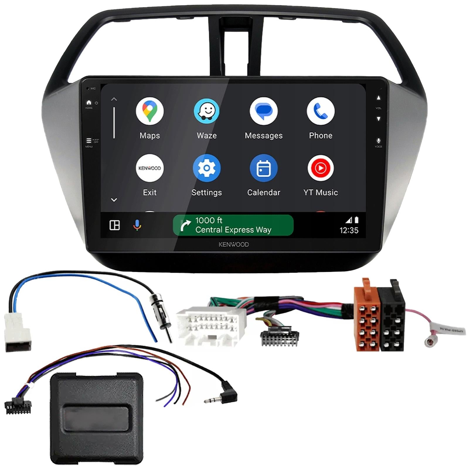 Kenwood 9" CarPlay Android Car Stereo Kit For Suzuki SX4 S-Cross 2014 Onwards