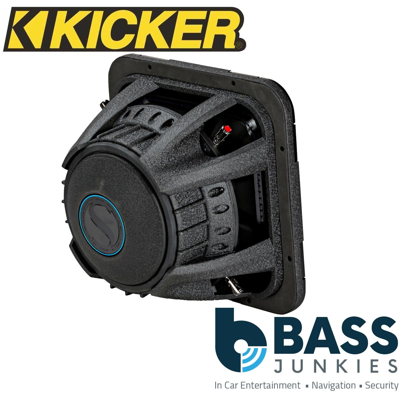 Kicker 44L7S102 - 1200 Watts 10" Solo-Baric L7S Square 2 Ohm Car Sub Subwoofer