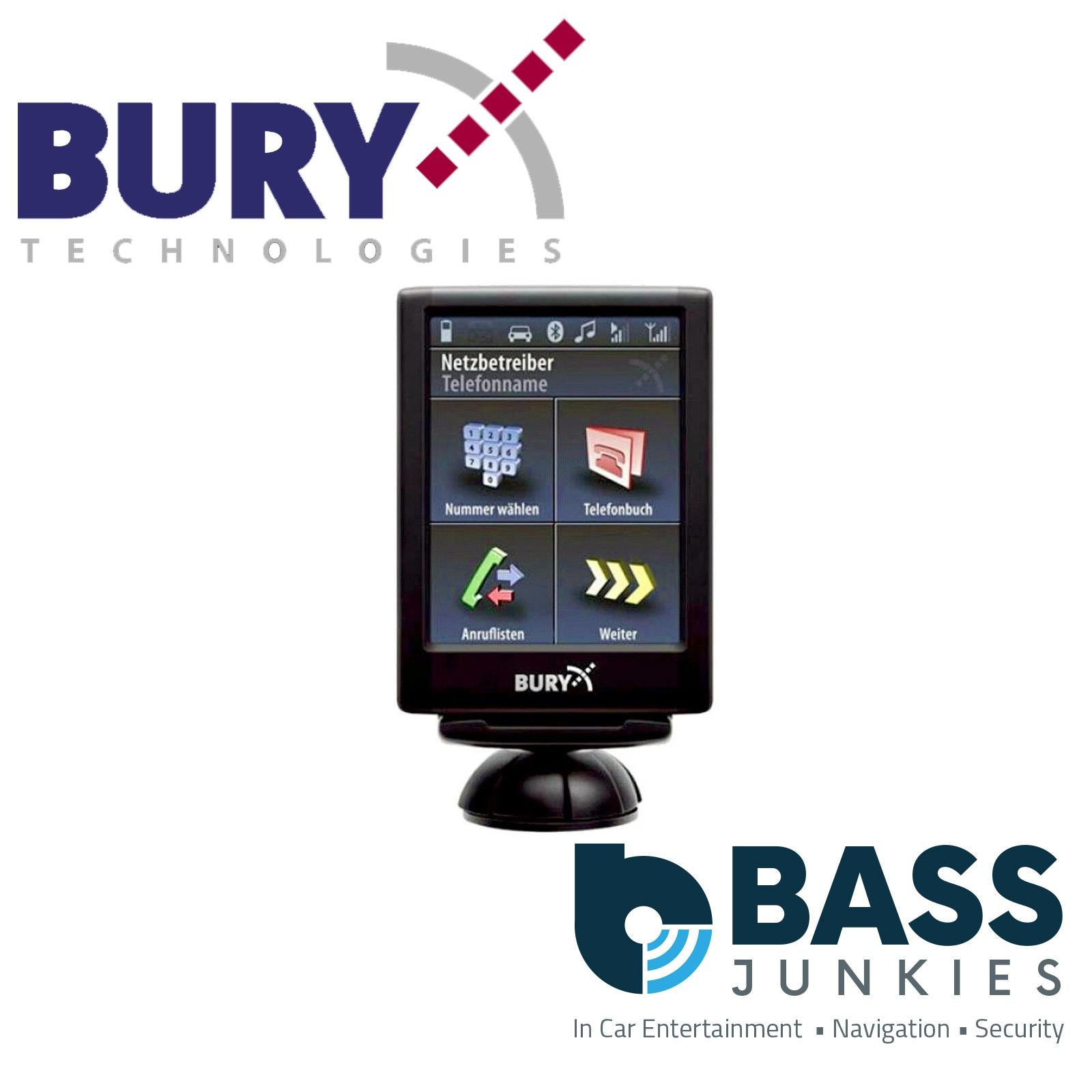 Bury CC 9056 Plus Bluetooth Colour Touchscreen Audio Streaming Handsfree Car Kit