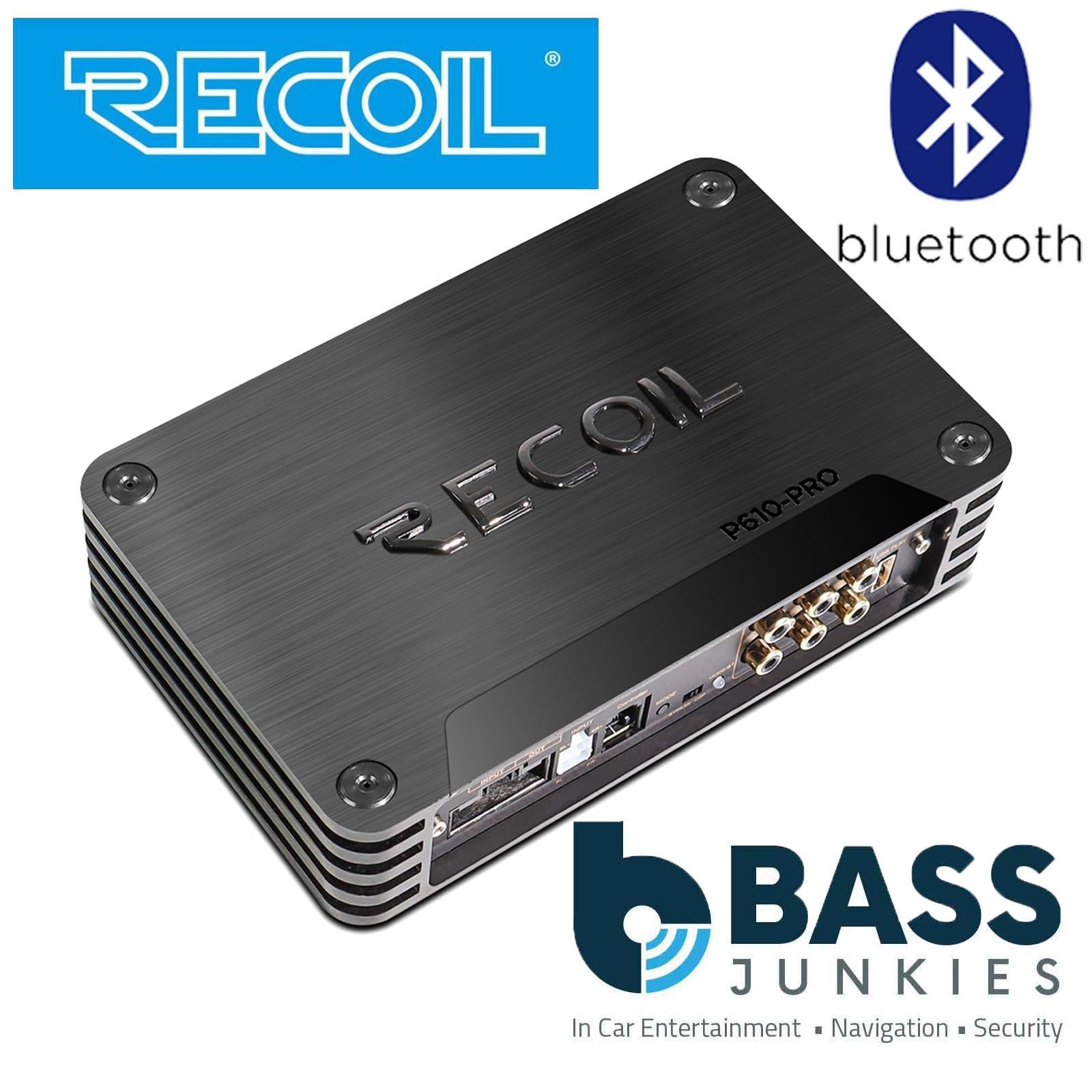 Recoil P610-PRO - 10 Channel DSP 6-In/10-Out Car Amplifier & Bluetooth Streaming