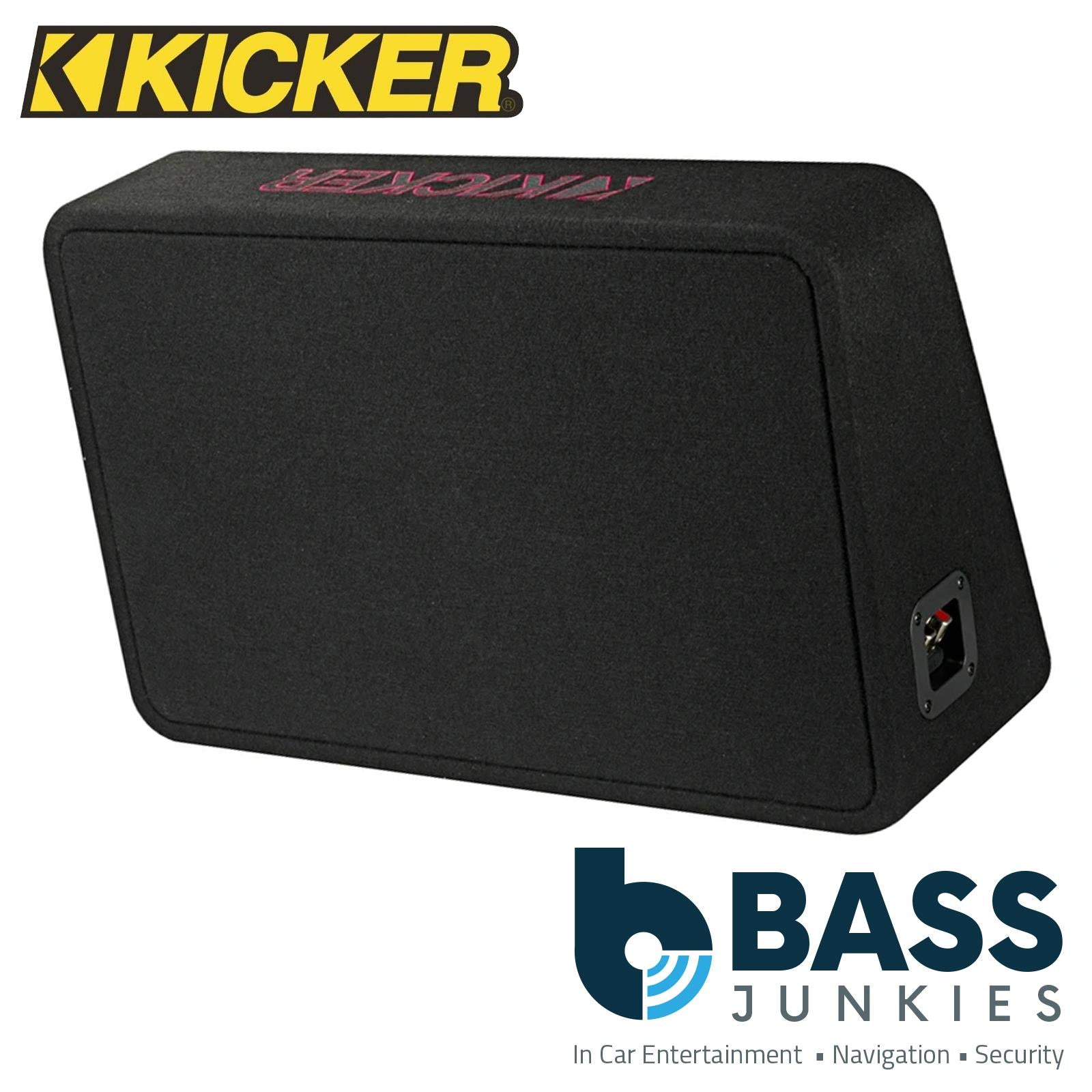 Kicker Solo-Baric L7T 12" Thin Profile Loaded Enclosure 2 Ohm Subwoofer 600 Watts RMS Power Thick MDF Construction