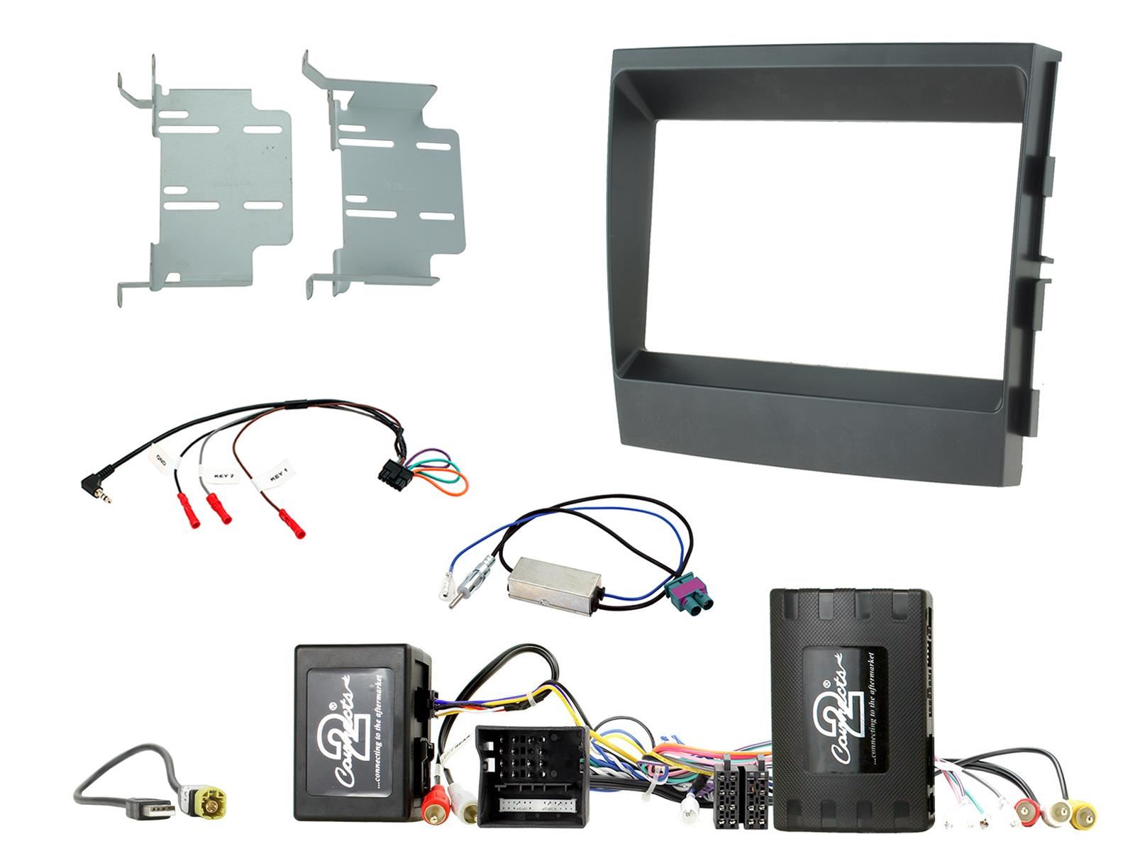 SONY XAV-1550D DAB+ Smart Bluetooth Car Radio + Stereo fitting kit + Steering Wheel Controls Loom for Porsche Panamera 2009-2016