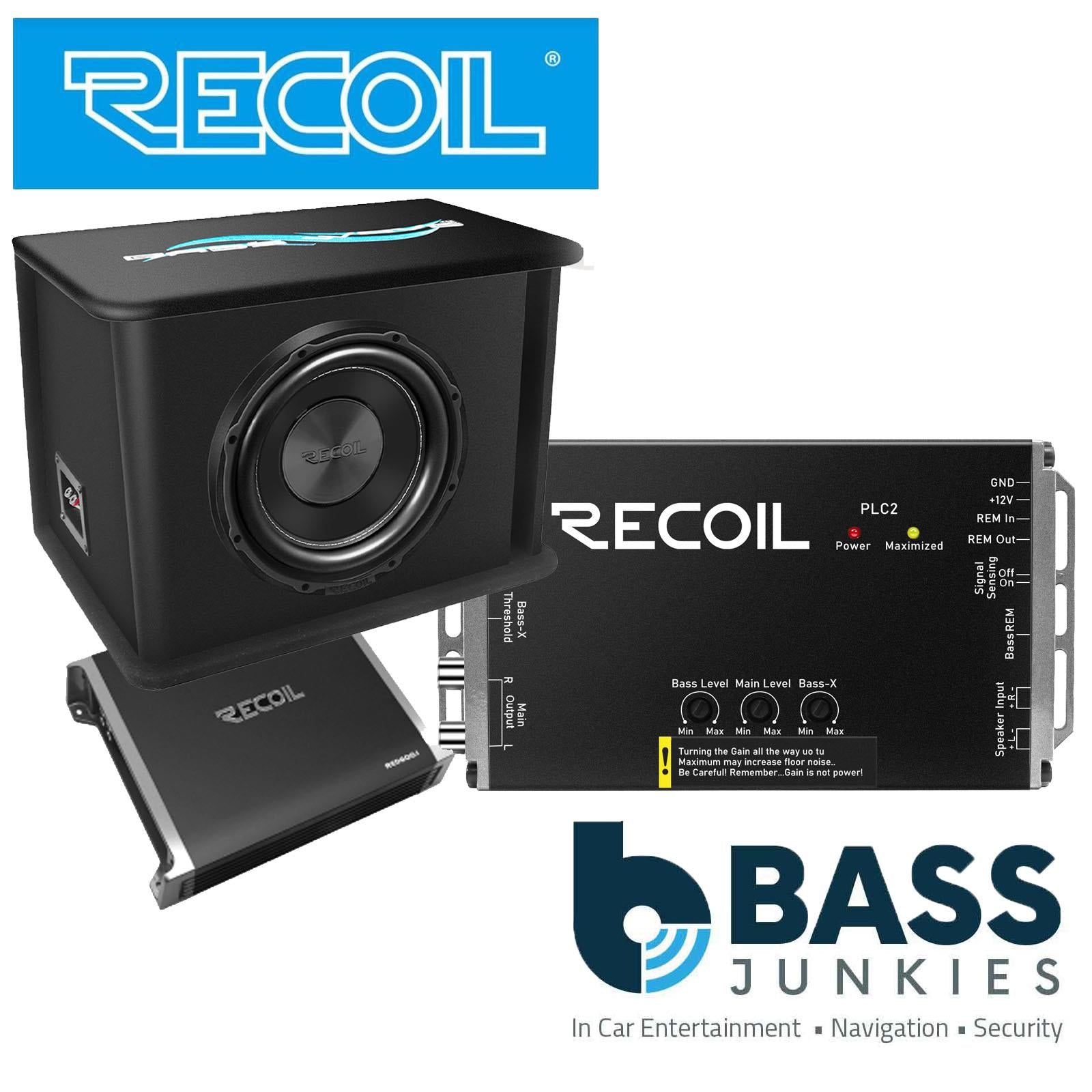 Recoil PLOC2 - 2-Channel Line Output Converter & Bass Boost Voltmeter Remote