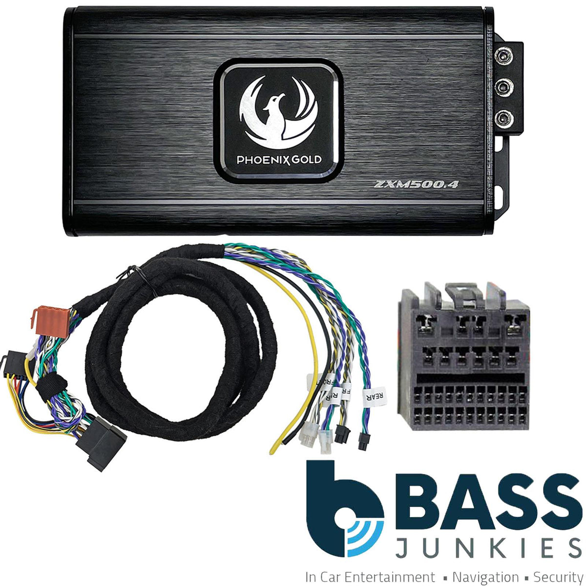 Phoenix Gold 500 Watts 4 Channel Car Amplifier Kit for Ford Tourneo 2018 On