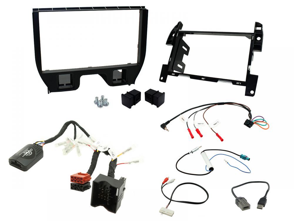 Connects 2 CTKCT03 - Citroen DS3/C3 2009 - 2015 Double Din Facia & Steering wheel Interface Fitting Installation Kit