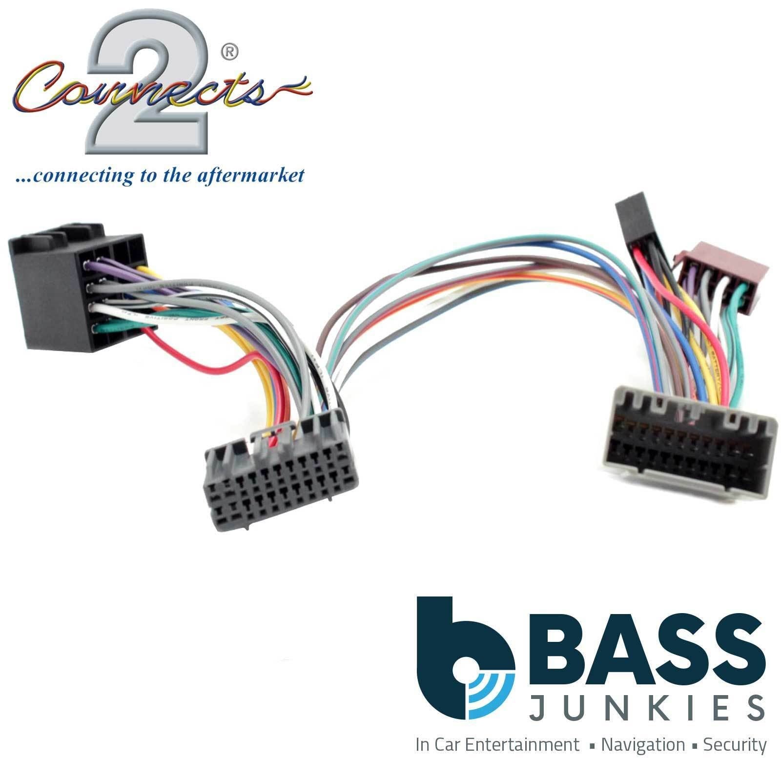 Connects2 CT10JP02 Jeep Cherokee Wrangler Compass & More Parrot SOT T-Harness Cable Wiring Lead