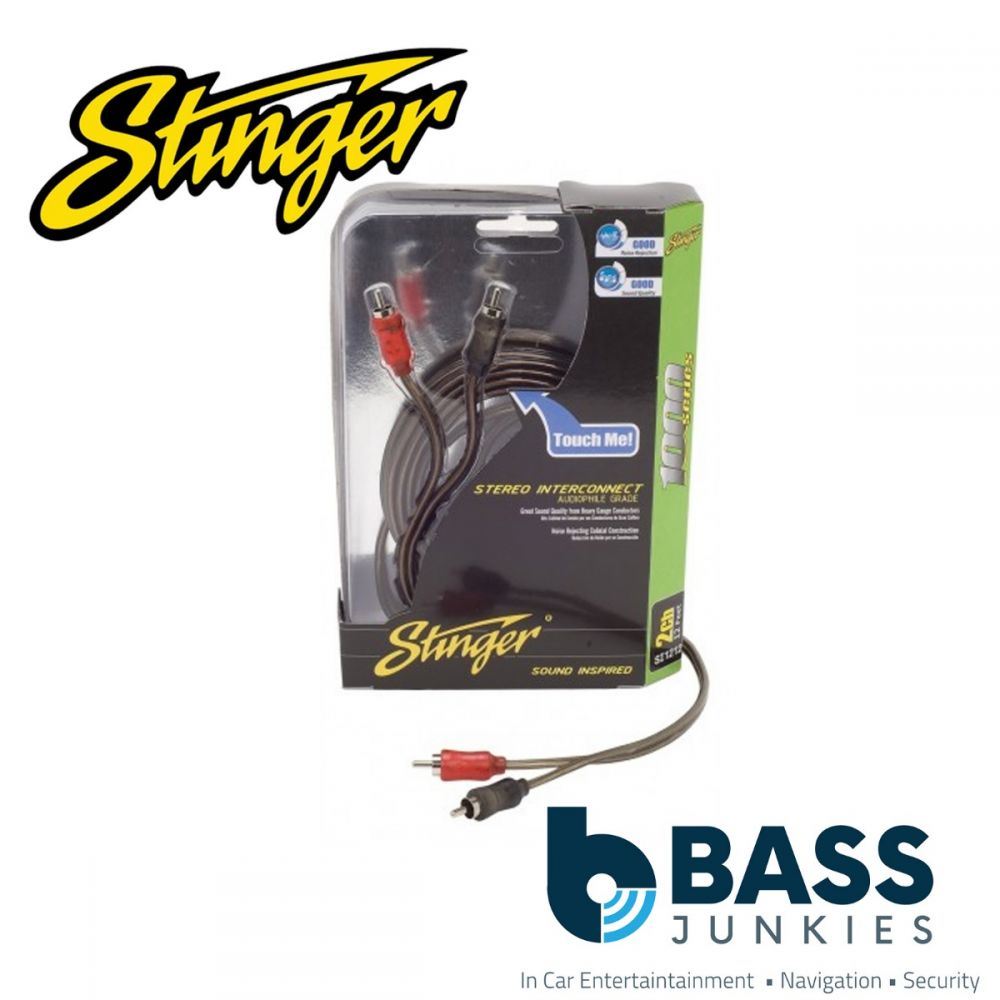 Stinger SI123 - 1000 Series 0.9 Metre 3Ft 2 Channel Coaxial RCA