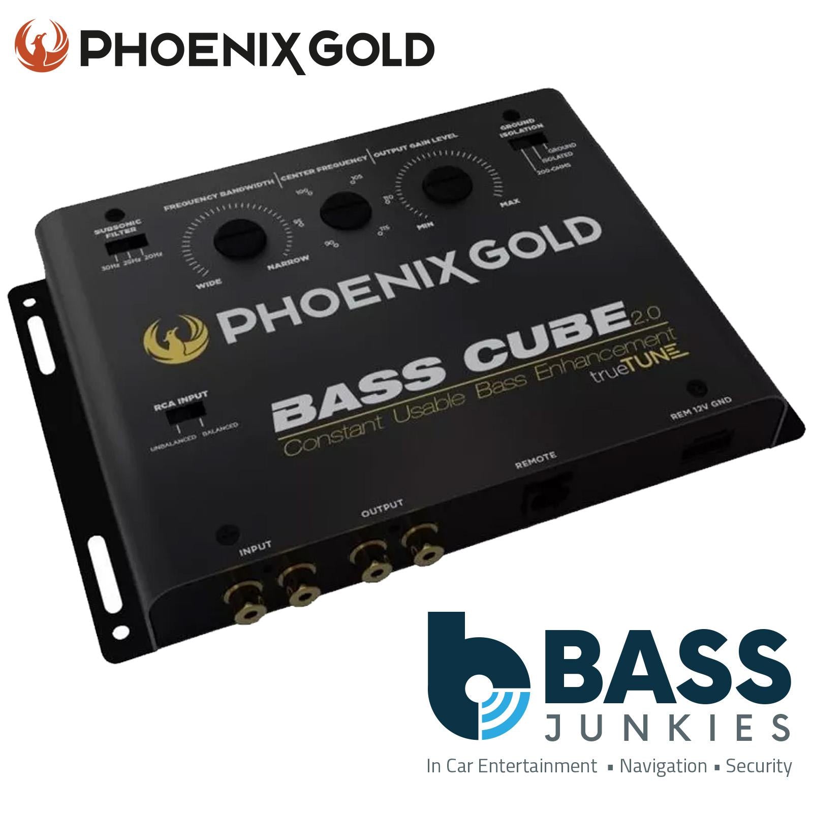Phoenix Gold BASS CUBE2.0 - ADD Digital Parametric BASS EQ Bass Enhancement