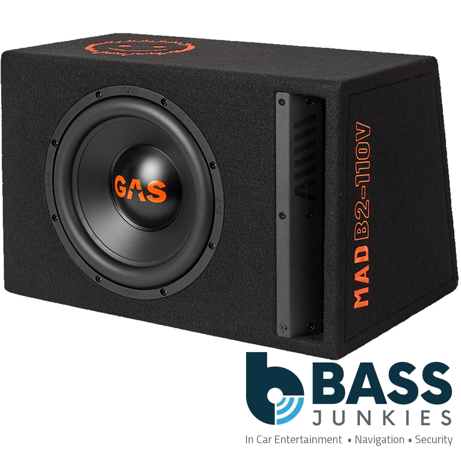 Gas MAD B2-110V - 600 Watts 10 Inch 25cm Vented Enclosure Car Subwoofer