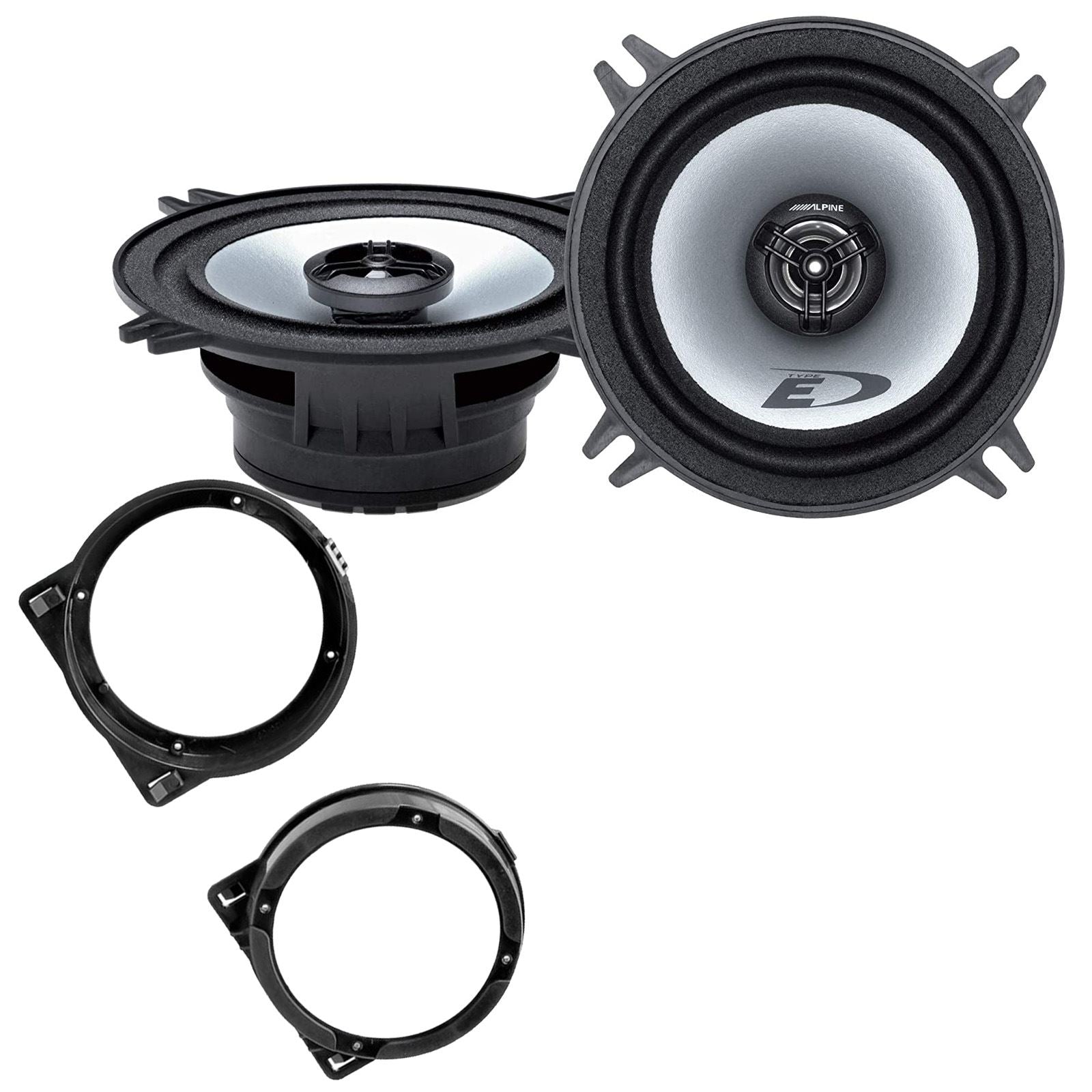 Alpine SXE-1325S 2-Way 130mm/13cm/5.25" Coaxial Speakers (Per Pair 400 Watts) Fits Honda Civic 2001-06